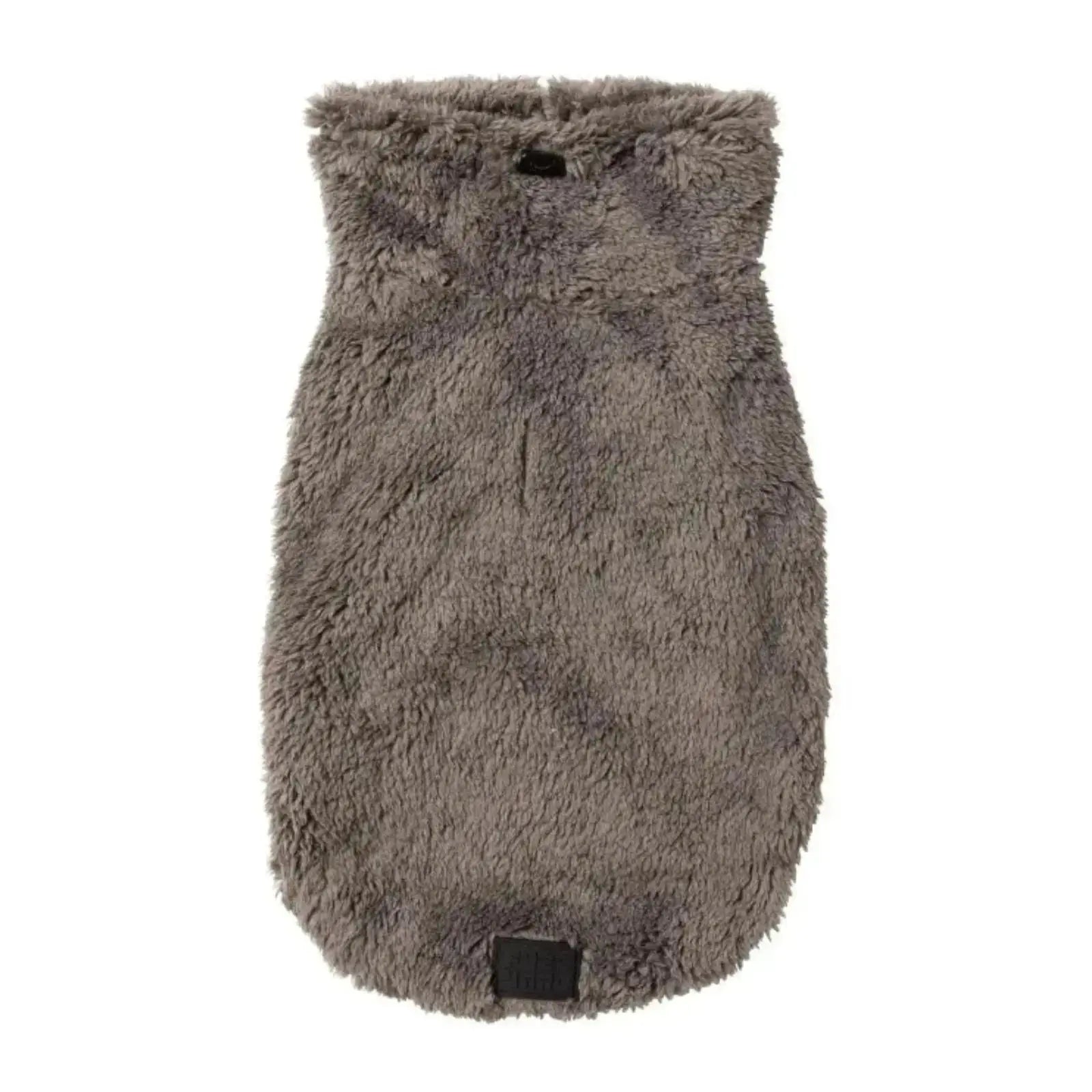 Fuzzyard Turtle Teddy Sweater  Dog Coat - Gunmetal Grey Fuzzyard