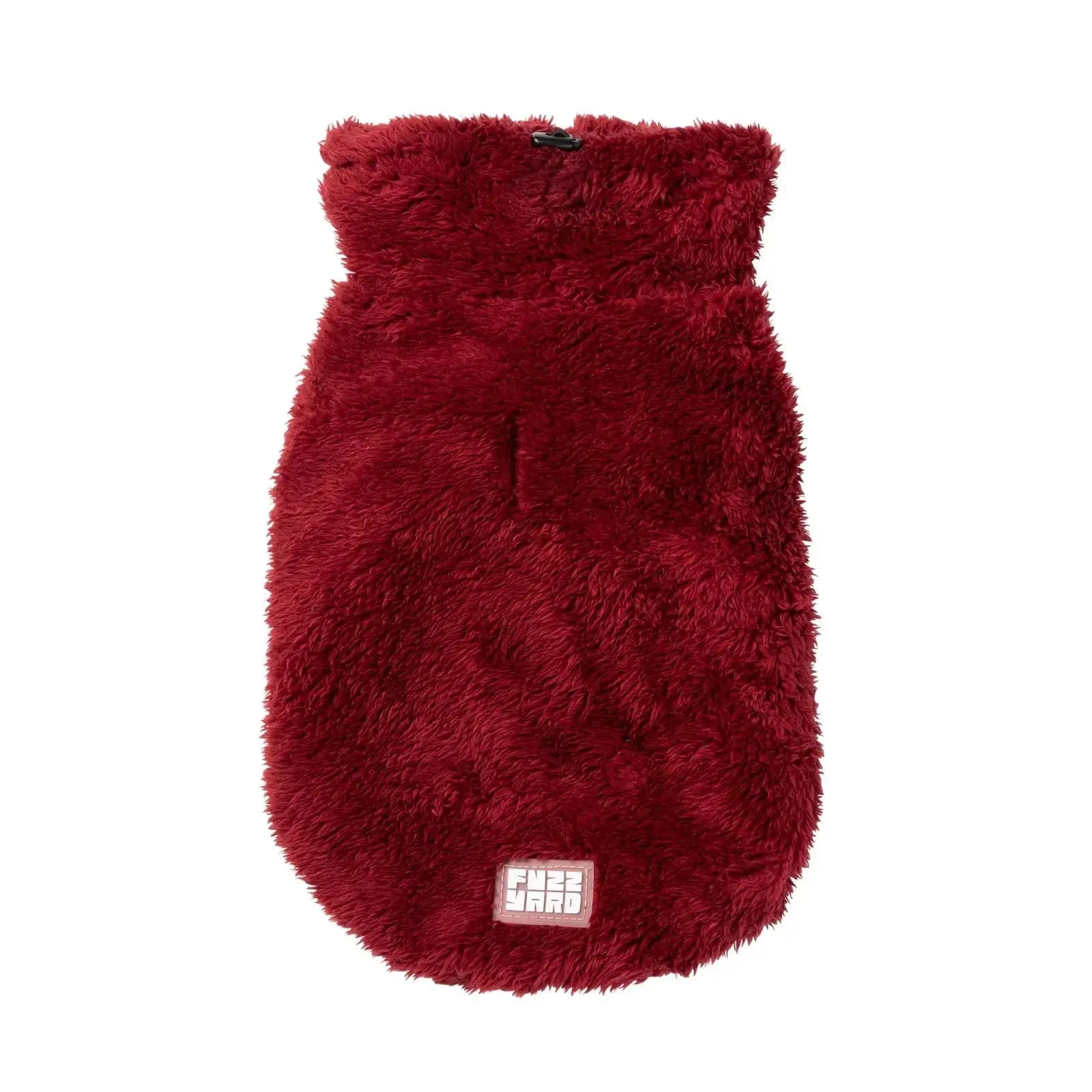 Fuzzyard Turtle Teddy Sweater  Dog Coat - Maroon Fuzzyard