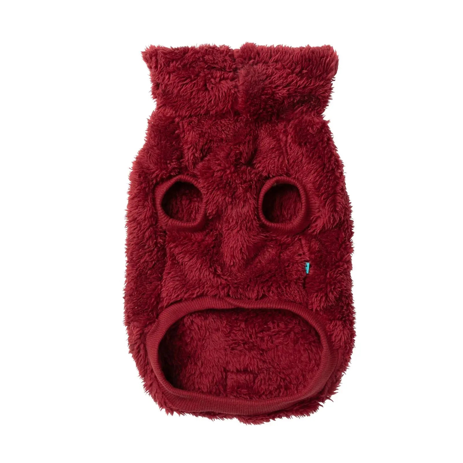 Fuzzyard Turtle Teddy Sweater  Dog Coat - Maroon Fuzzyard