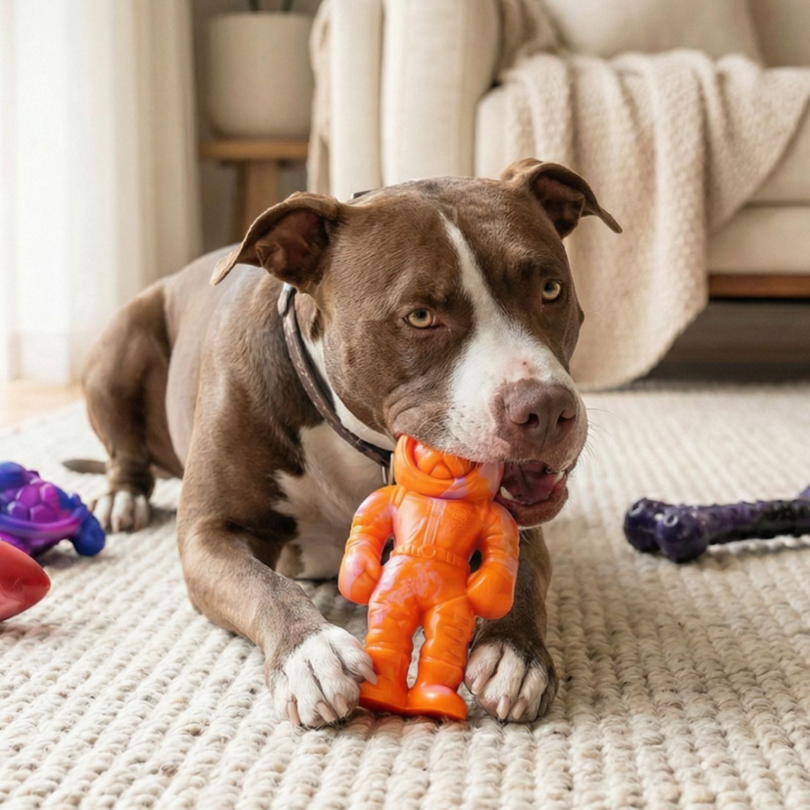 Happy Staffy Co. Astro Pup Tough Dog Toy