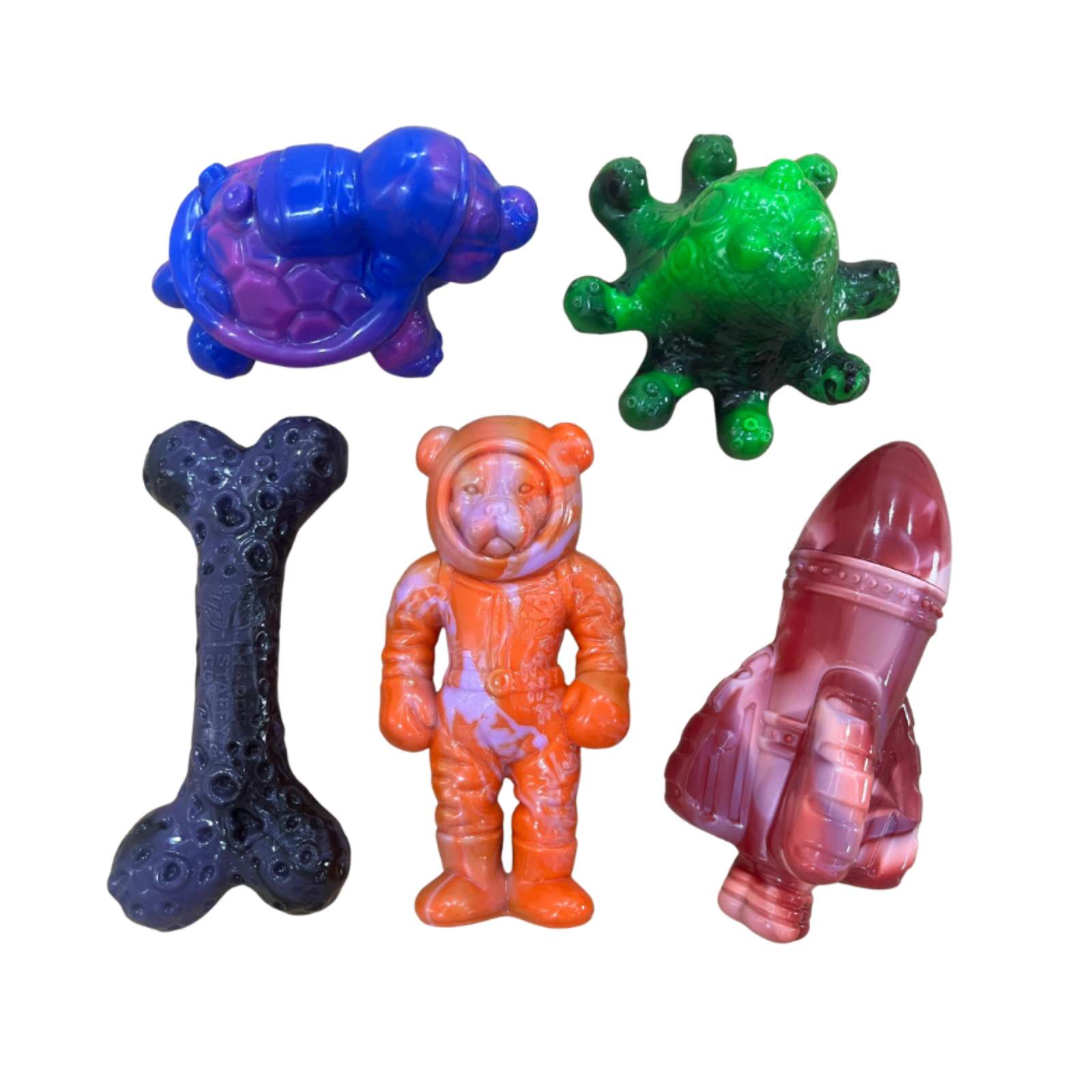 Happy Staffy Co. Chewzilla Galactic Quest Dog Toys(Gift box)