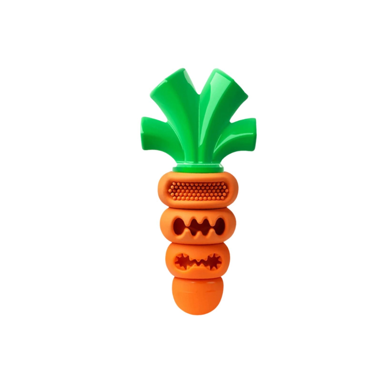 Happy Staffy Co. Chomp Carrot Tough Dog Toy