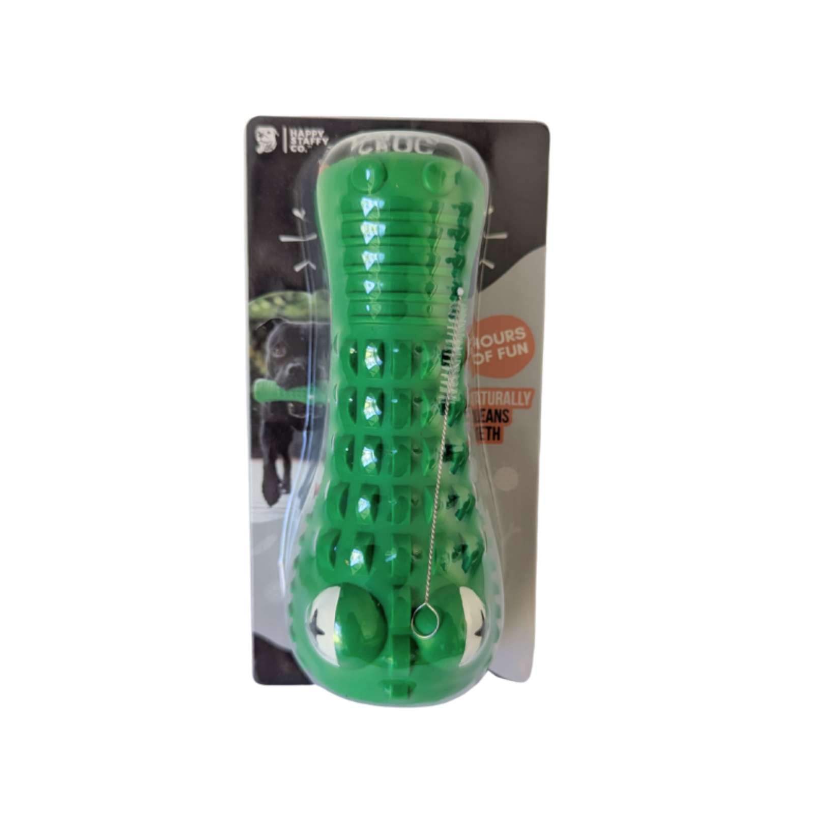 Happy Staffy Co. Crocodile Dental Chew Dog Toy