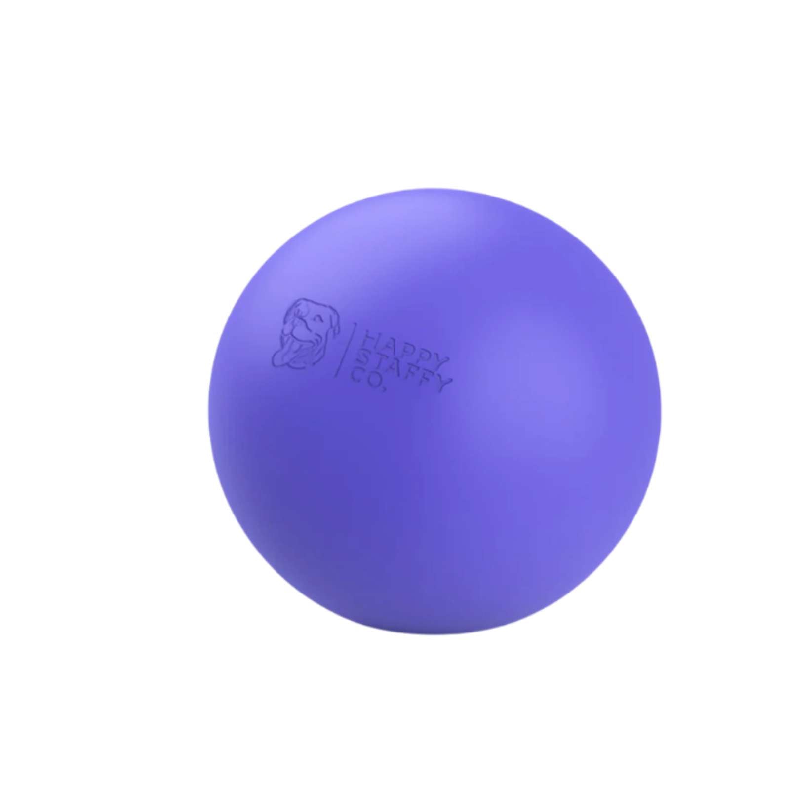 Happy Staffy Co. Happy Staffy Duraball Purple Dog Toy