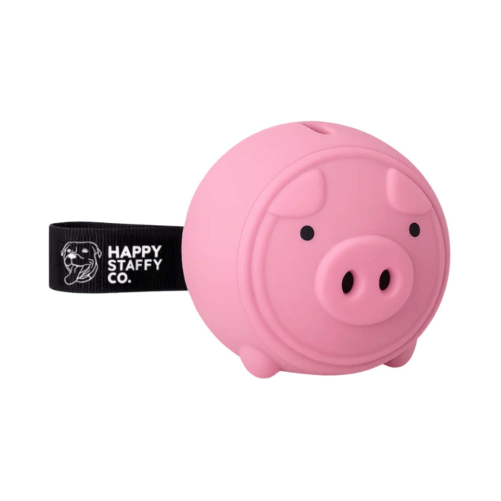 Happy Staffy Co. Poppy Pig Treat Dispenser Dog Toy