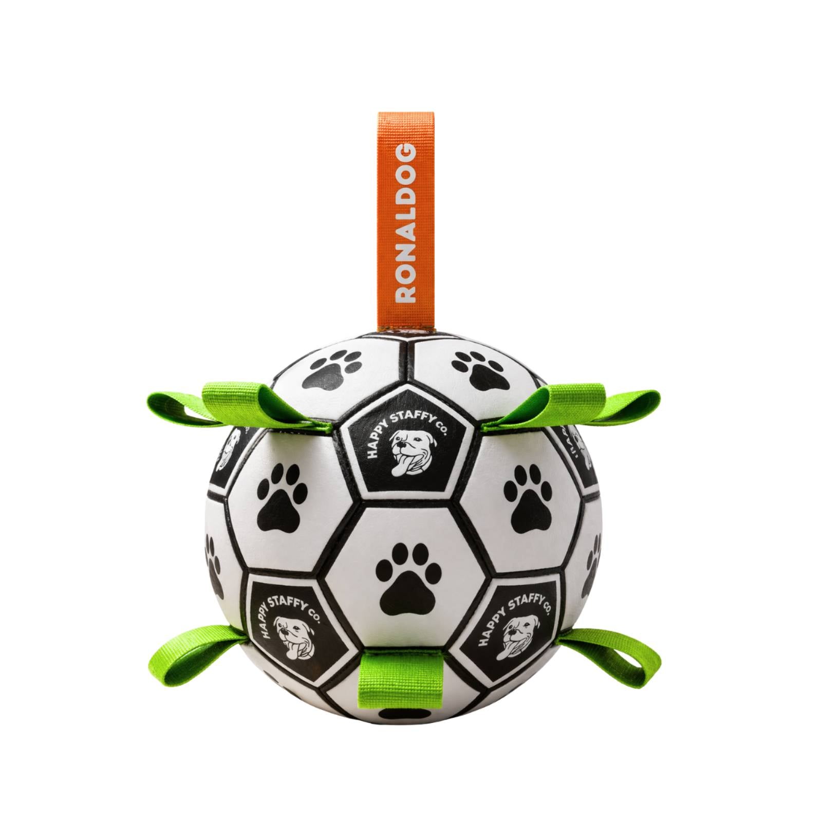 Happy Staffy Co. Ronaldog Soccer Ball Dog Toy