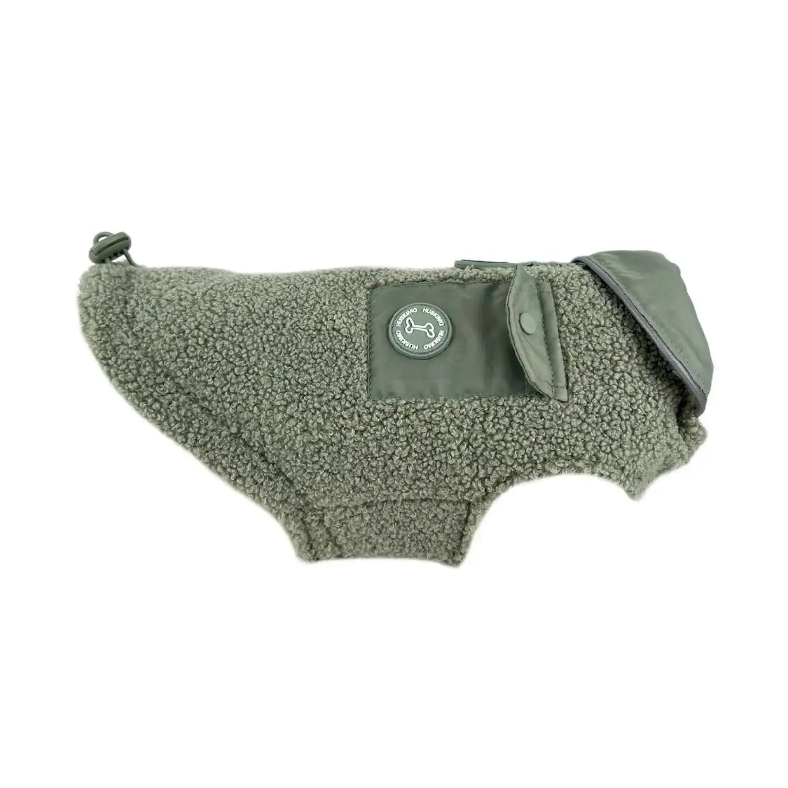 Huskimo Boucle – Gum Leaf Green Warm Winter Dog Jacket Huskimo