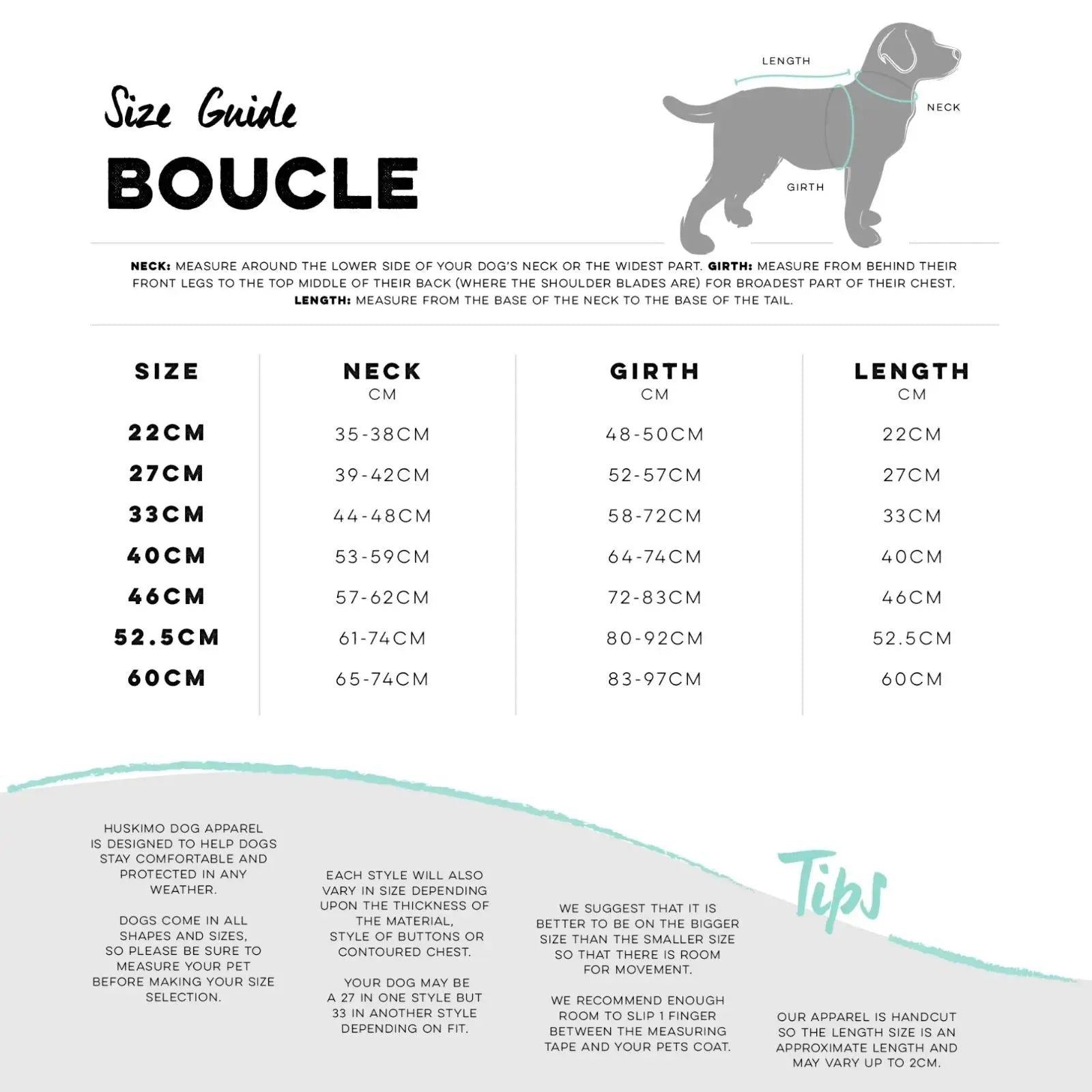 Huskimo Boucle – Oatmeal Warm Winter Dog Jacket Huskimo