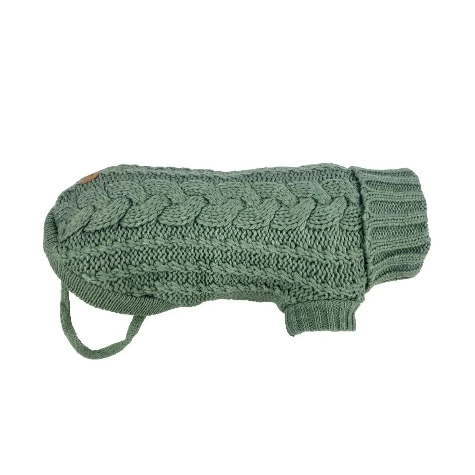 Huskimo French Knit – Eucalyptus Soft Stretch Dog Jumper Huskimo