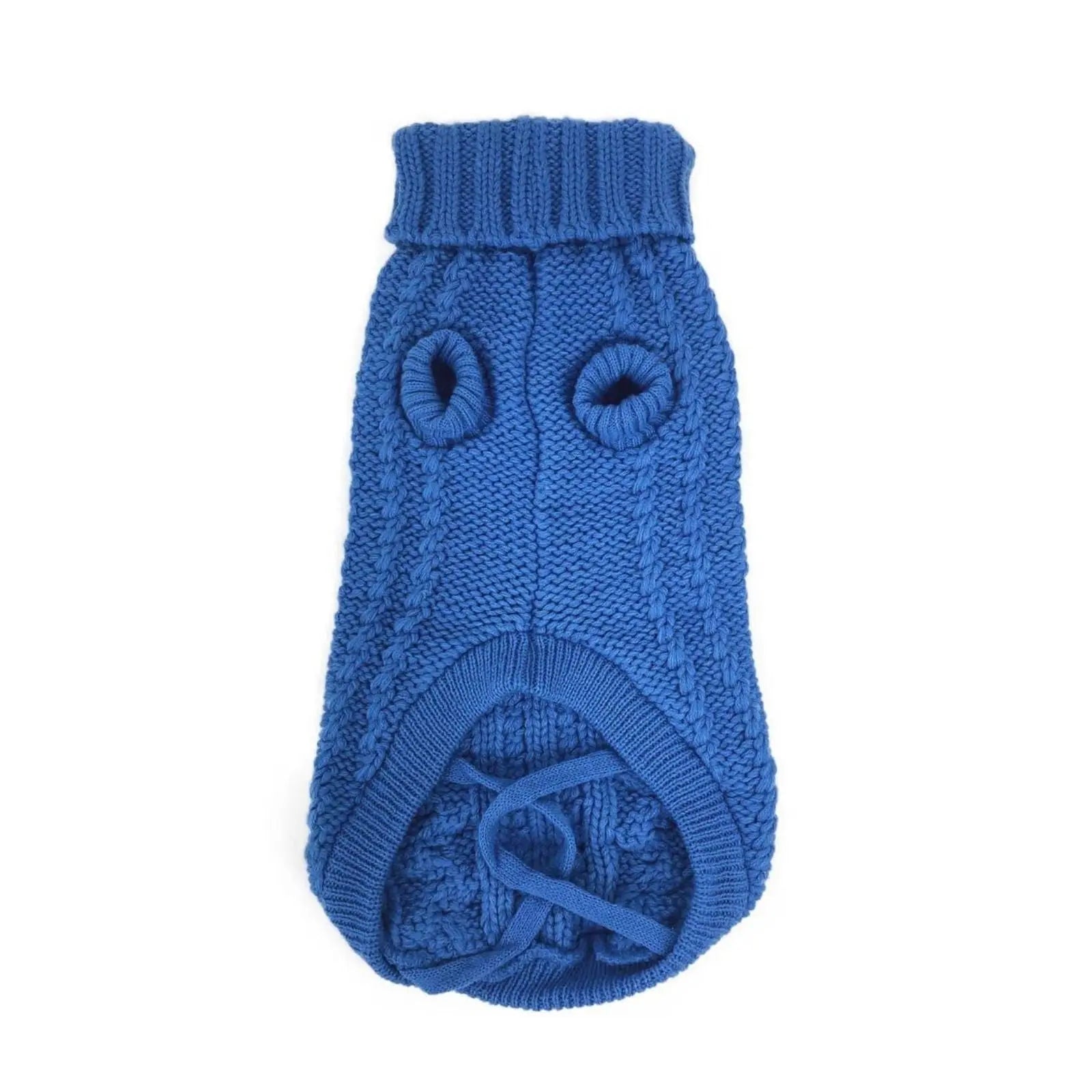 Huskimo French Knit – Indigo Blue Soft Stretch Dog Jumper Huskimo