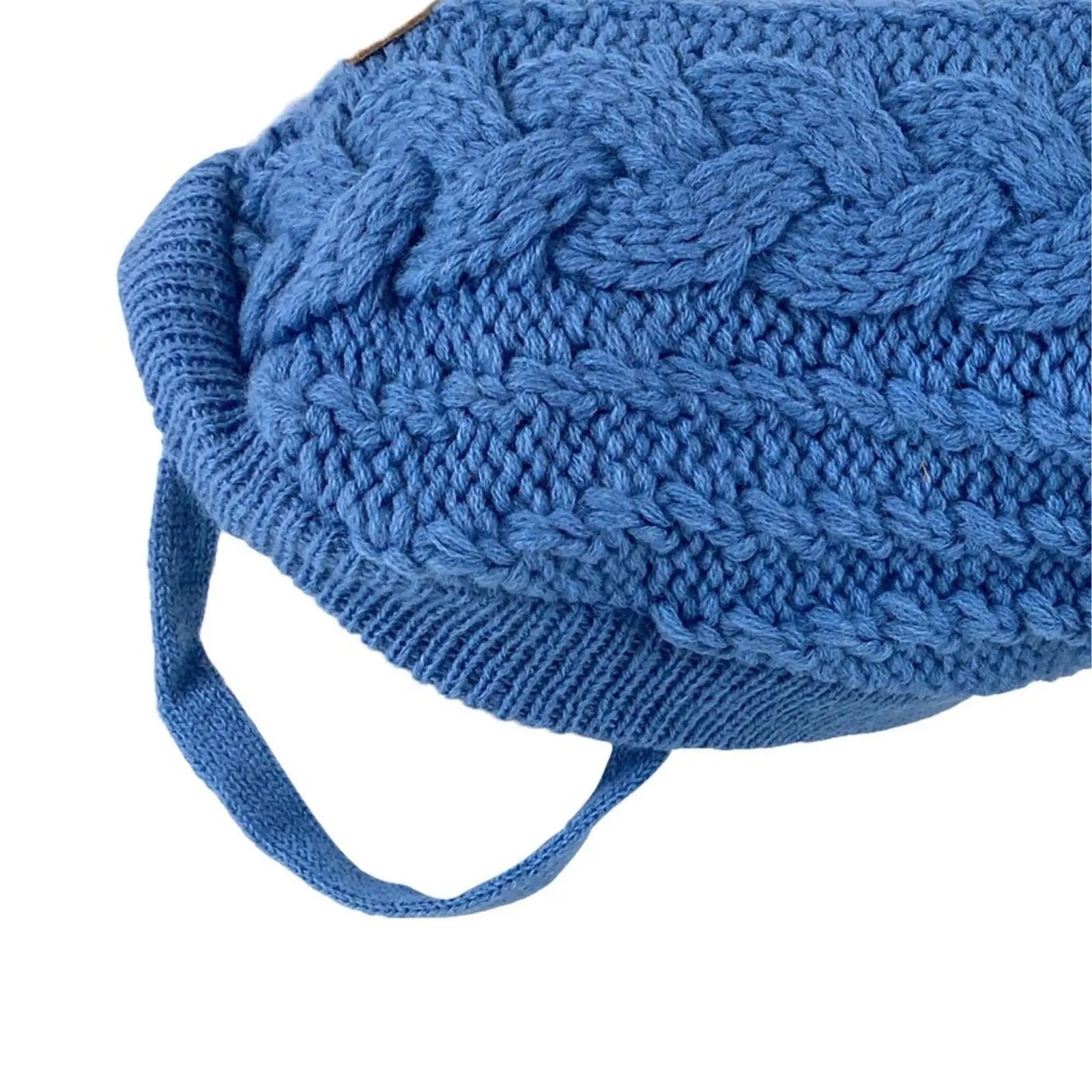 Huskimo French Knit – Indigo Blue Soft Stretch Dog Jumper Huskimo