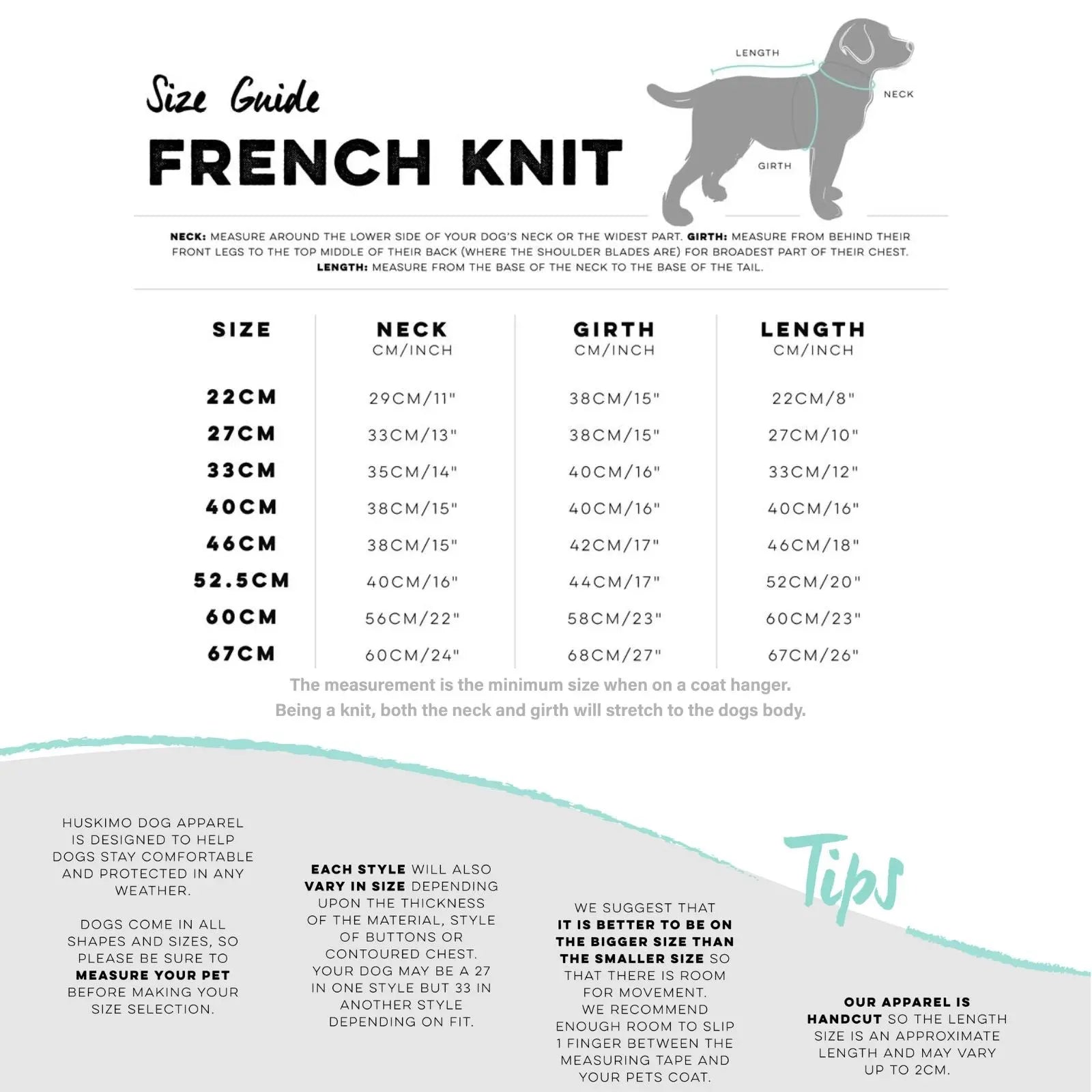 Huskimo French Knit – Indigo Blue Soft Stretch Dog Jumper Huskimo