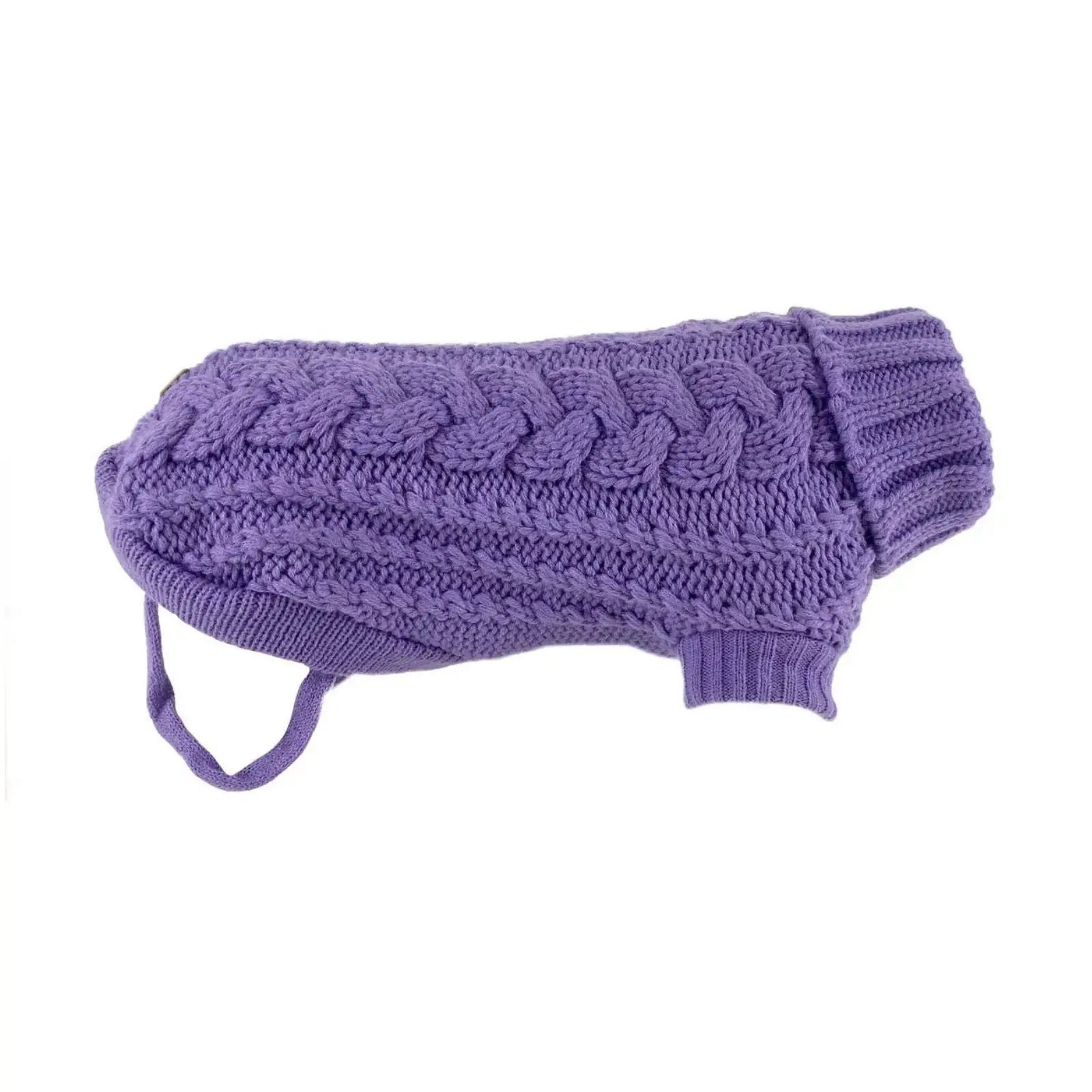 Huskimo French Knit – Lavender Soft Stretch Dog Jumper Huskimo