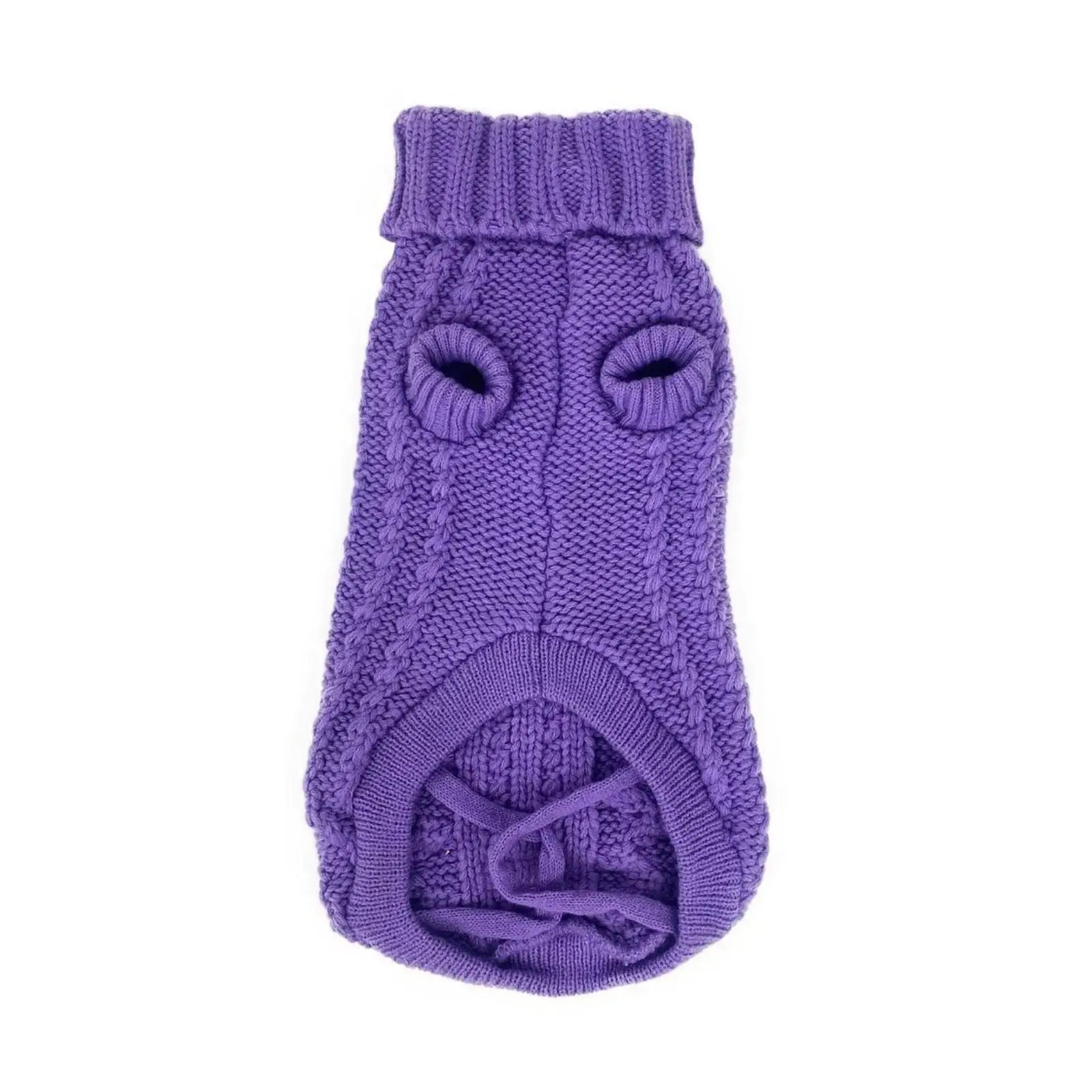 Huskimo French Knit – Lavender Soft Stretch Dog Jumper Huskimo