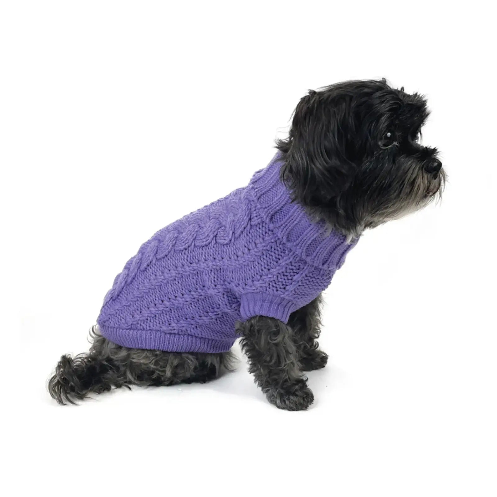 Huskimo French Knit – Lavender Soft Stretch Dog Jumper Huskimo