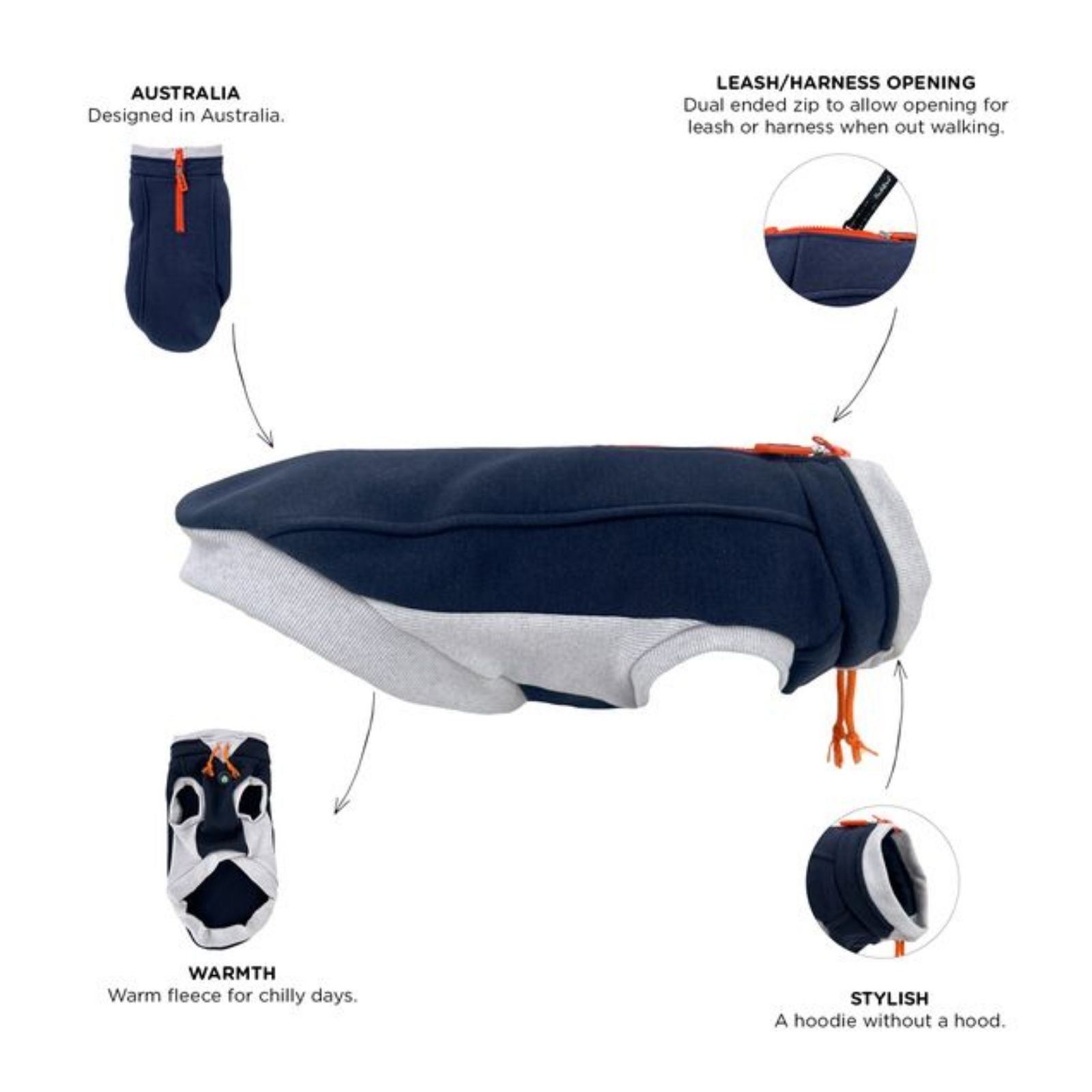 Huskimo Joodie – French Navy Dog Jumper