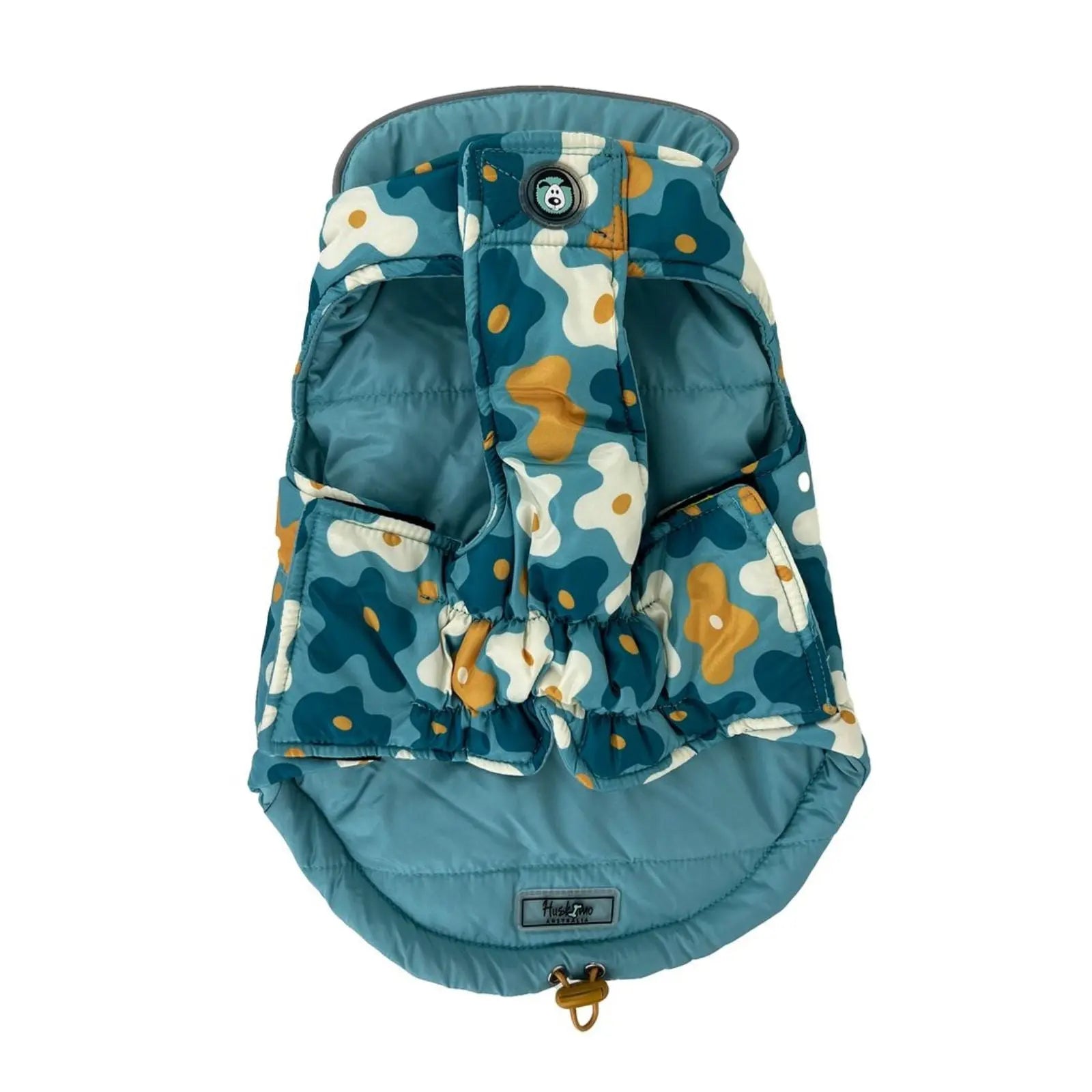 Huskimo Reversible – Pacific Blue Warm 2-in-1 Dog Jacket Huskimo