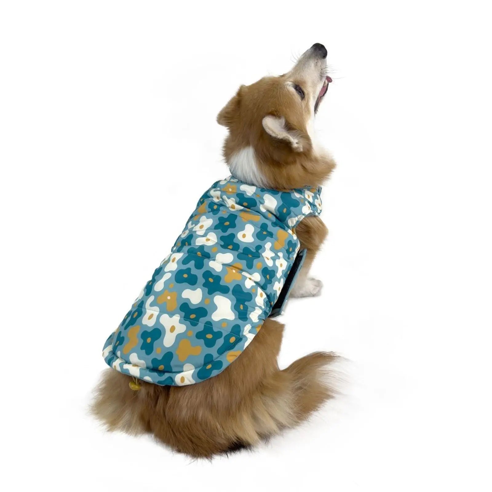 Huskimo Reversible – Pacific Blue Warm 2-in-1 Dog Jacket Huskimo