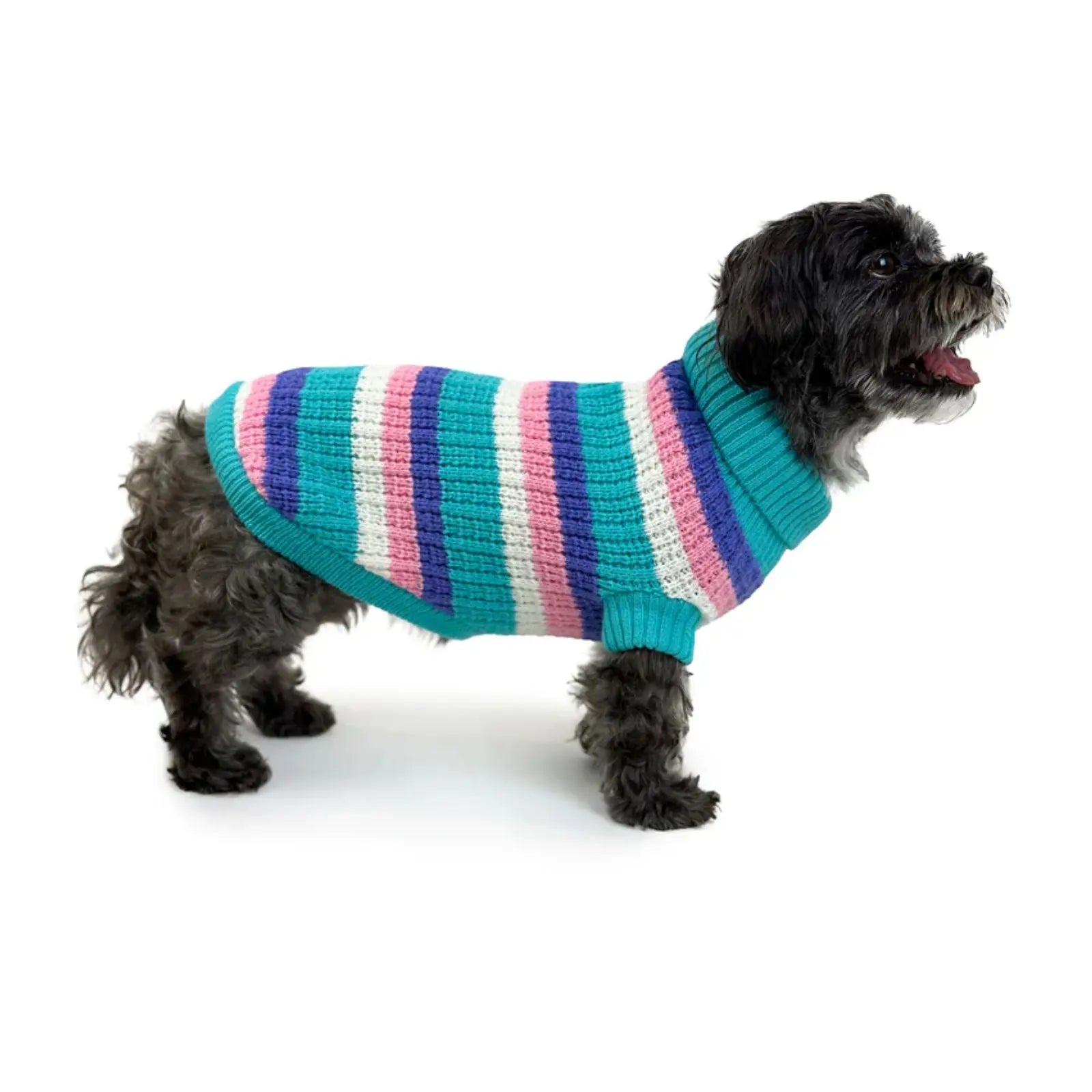 Huskimo Soho Knit – Cyan Crush Stretch Fit Dog Jumper Huskimo