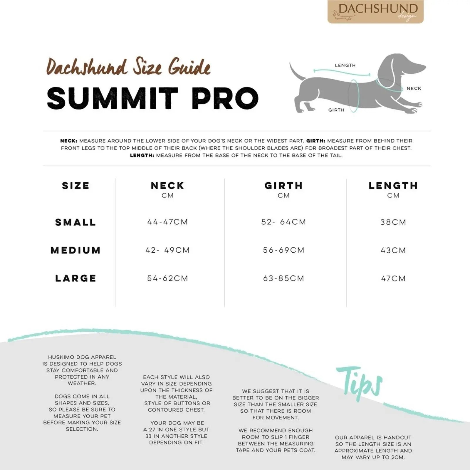 Huskimo Summit Pro – Aurora All-Weather Dog Jacket (Dachshund Fit) Huskimo