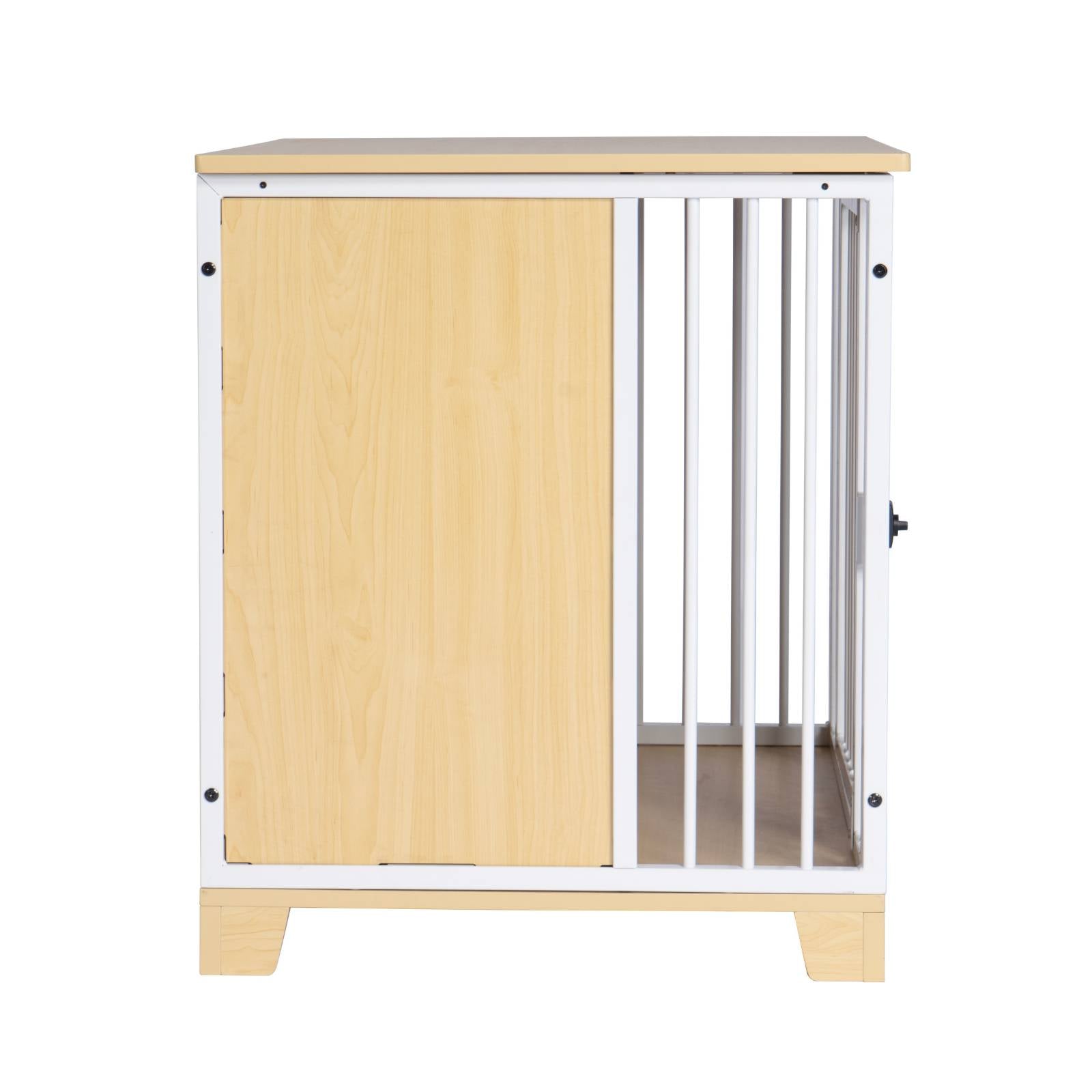 KPets Indoor Premium Furniture Dog Crate - White