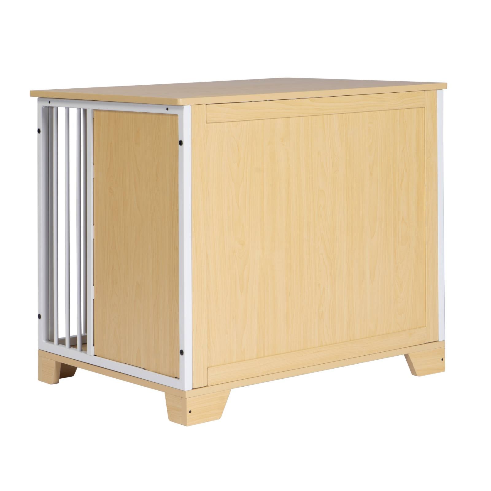 KPets Indoor Premium Furniture Dog Crate - White