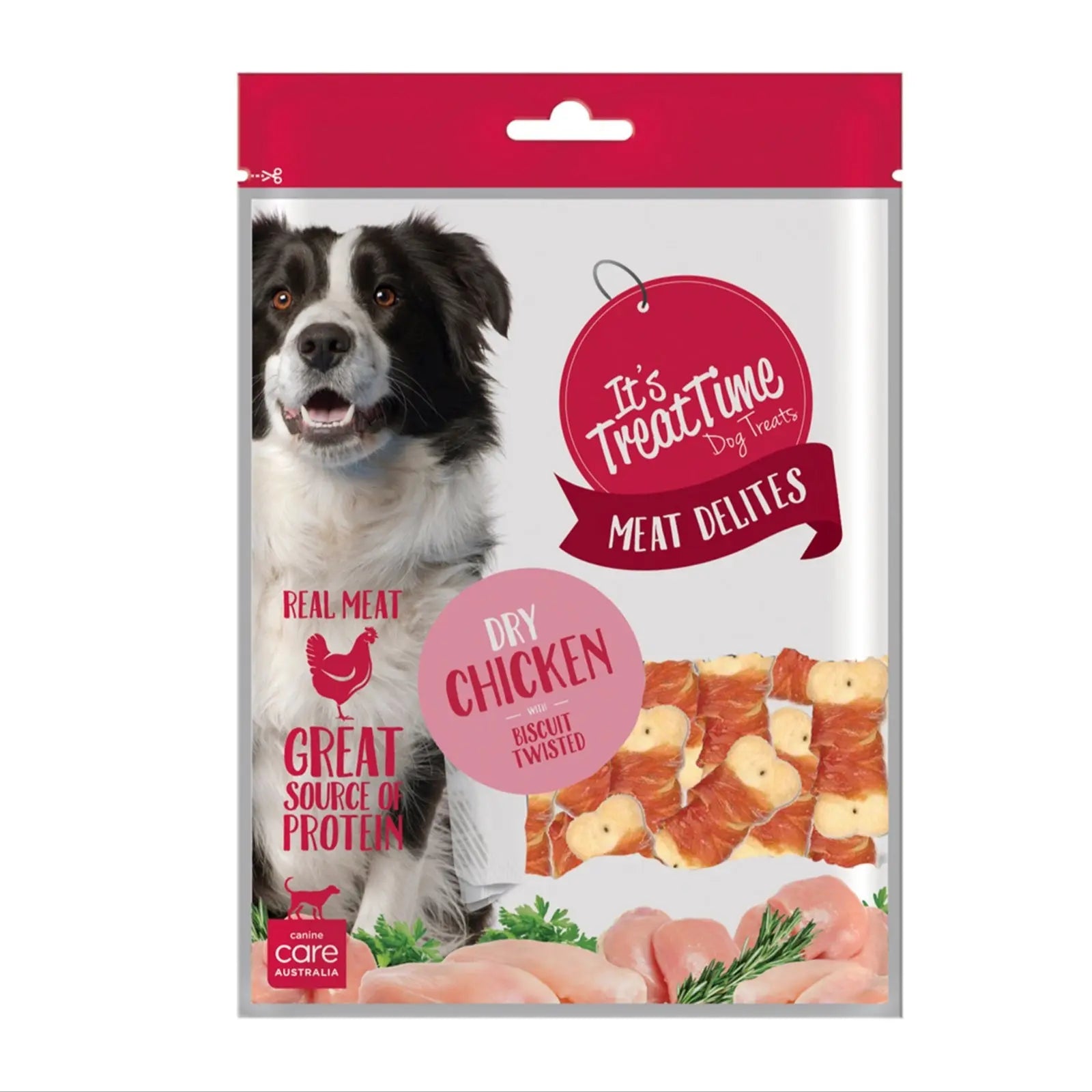It's Treat Time Meat Delites Chicken with Biscuit Twisted - Kellyville Pets