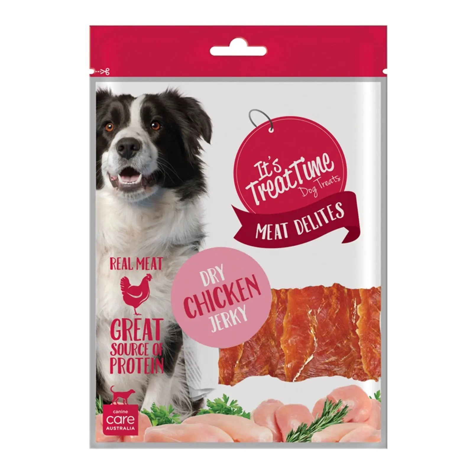 It's Treat Time Meat Delites Dry Chicken Jerky - Kellyville Pets