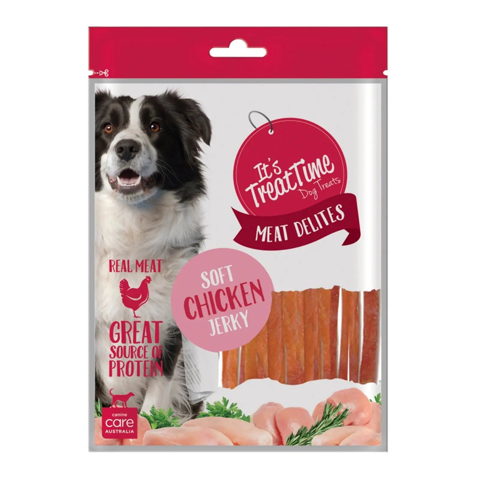 It's Treat Time Meat Delites Soft Strip Chicken Jerky - Kellyville Pets