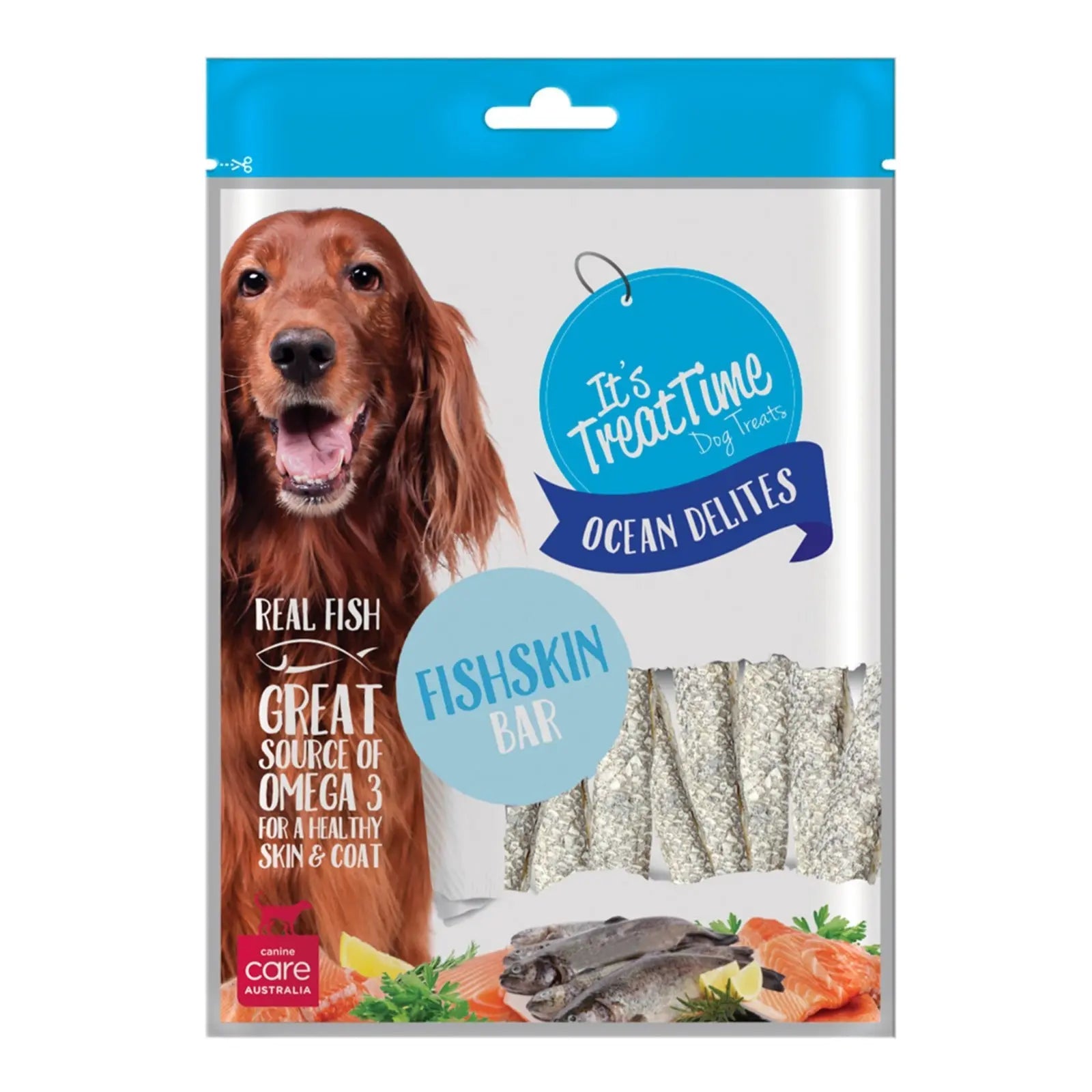 It's Treat Time Ocean Delites Fishskin Bars - Kellyville Pets