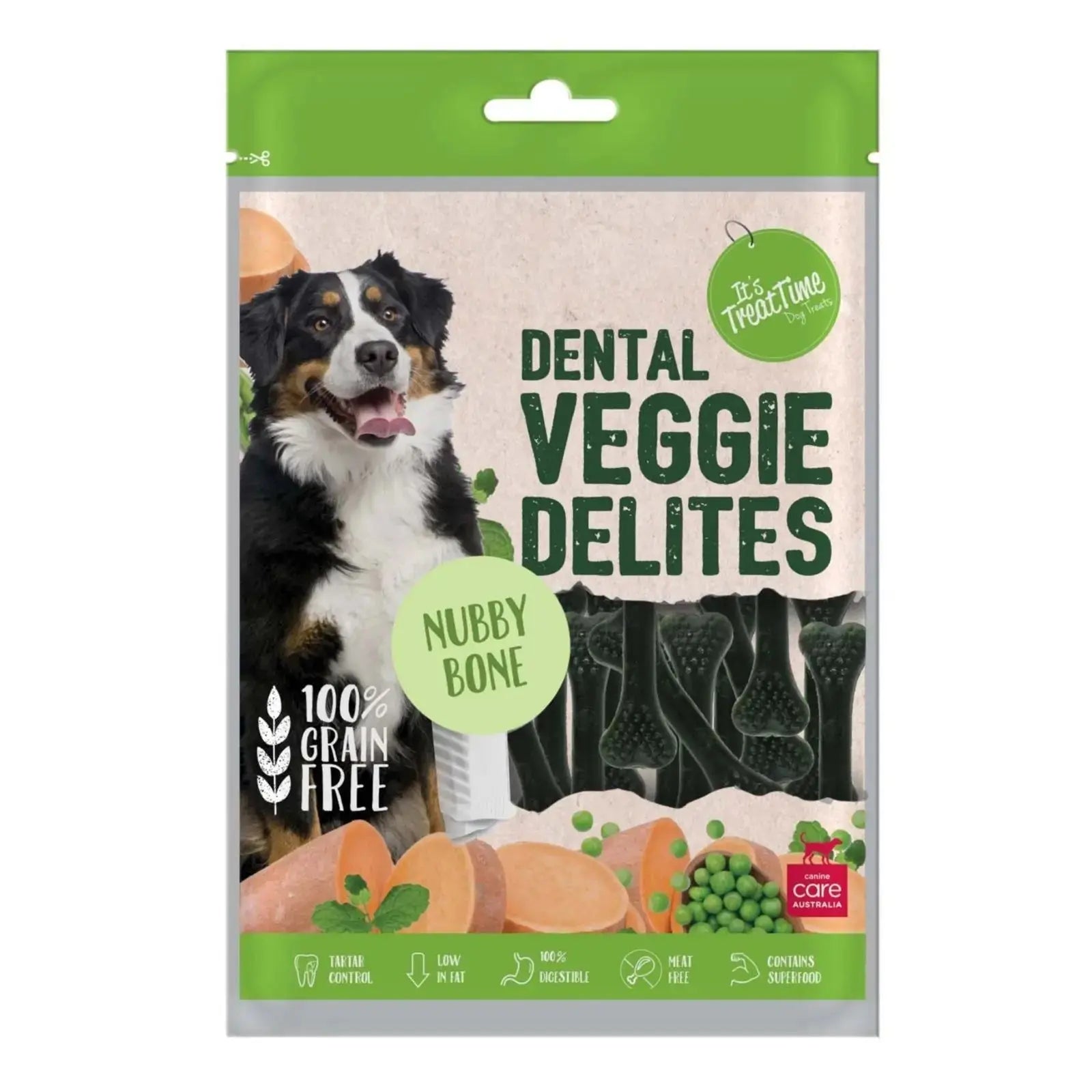 It's Treat Time Veggie Delites Nubby Bone Its Treat Time