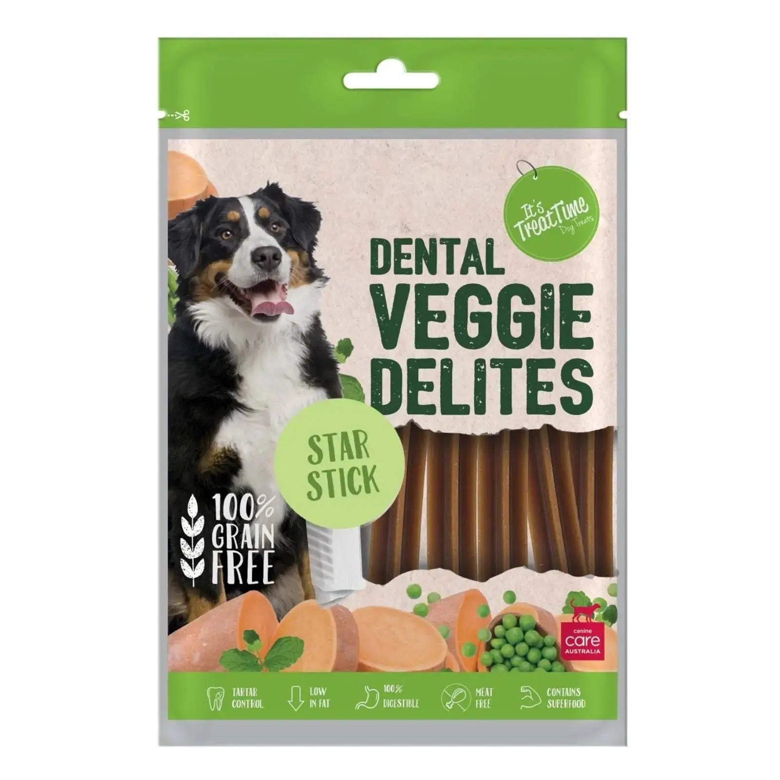 It's Treat Time Veggie Delites Star Stick 115g Its Treat Time