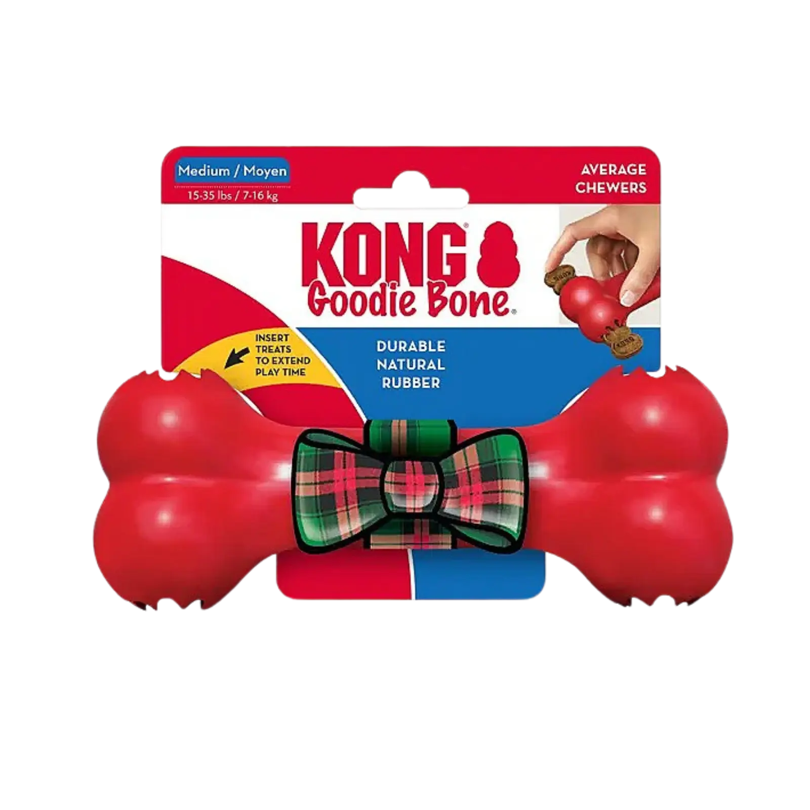 KONG Christmas Goodie Bone Med KONG