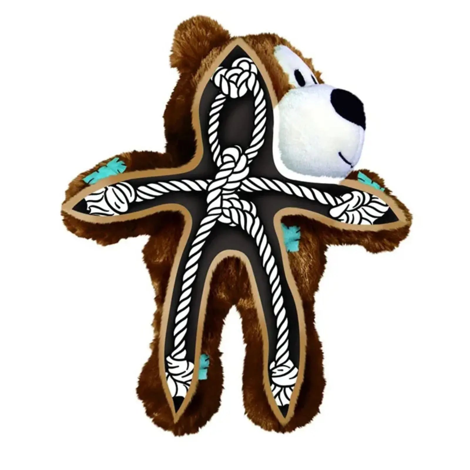 KONG Dog Toy Wild Knots Bear KONG