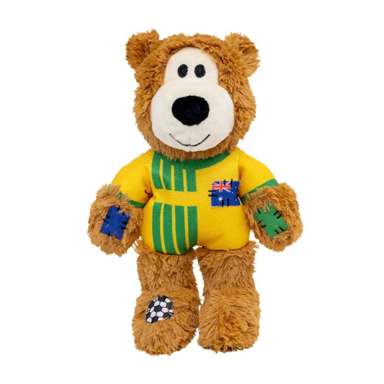 KONG Wild Knots Australia Soccer Bear - Medium