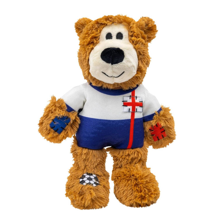 KONG Wild Knots England Soccer Bear - Medium