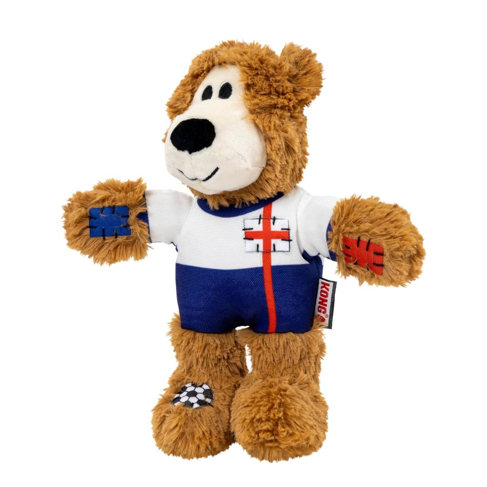 KONG Wild Knots England Soccer Bear - Medium