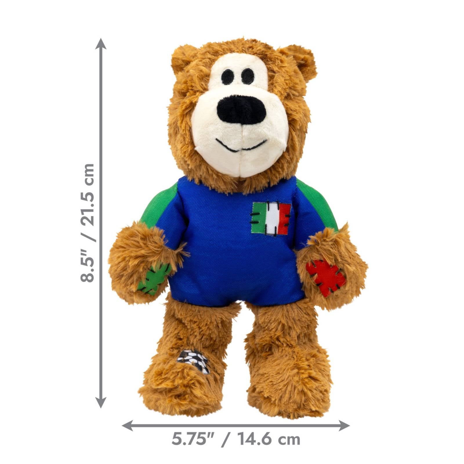 KONG Wild Knots Italy Soccer Bear - Medium