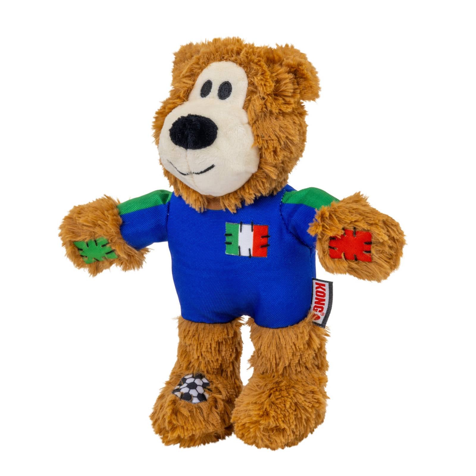 KONG Wild Knots Italy Soccer Bear - Medium
