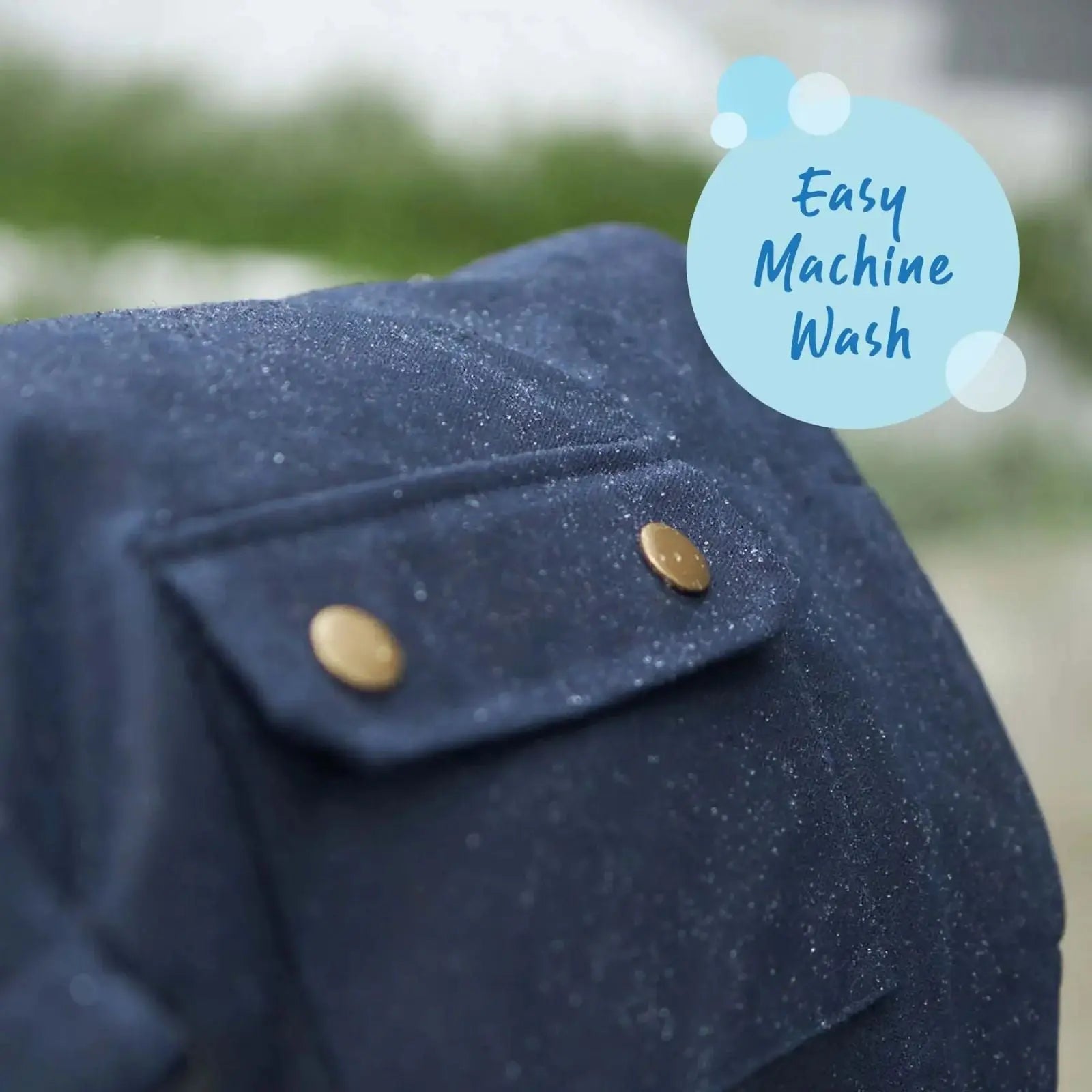 Kazoo Aussie Oilskin Waterproof Dog Coat - Navy Kazoo