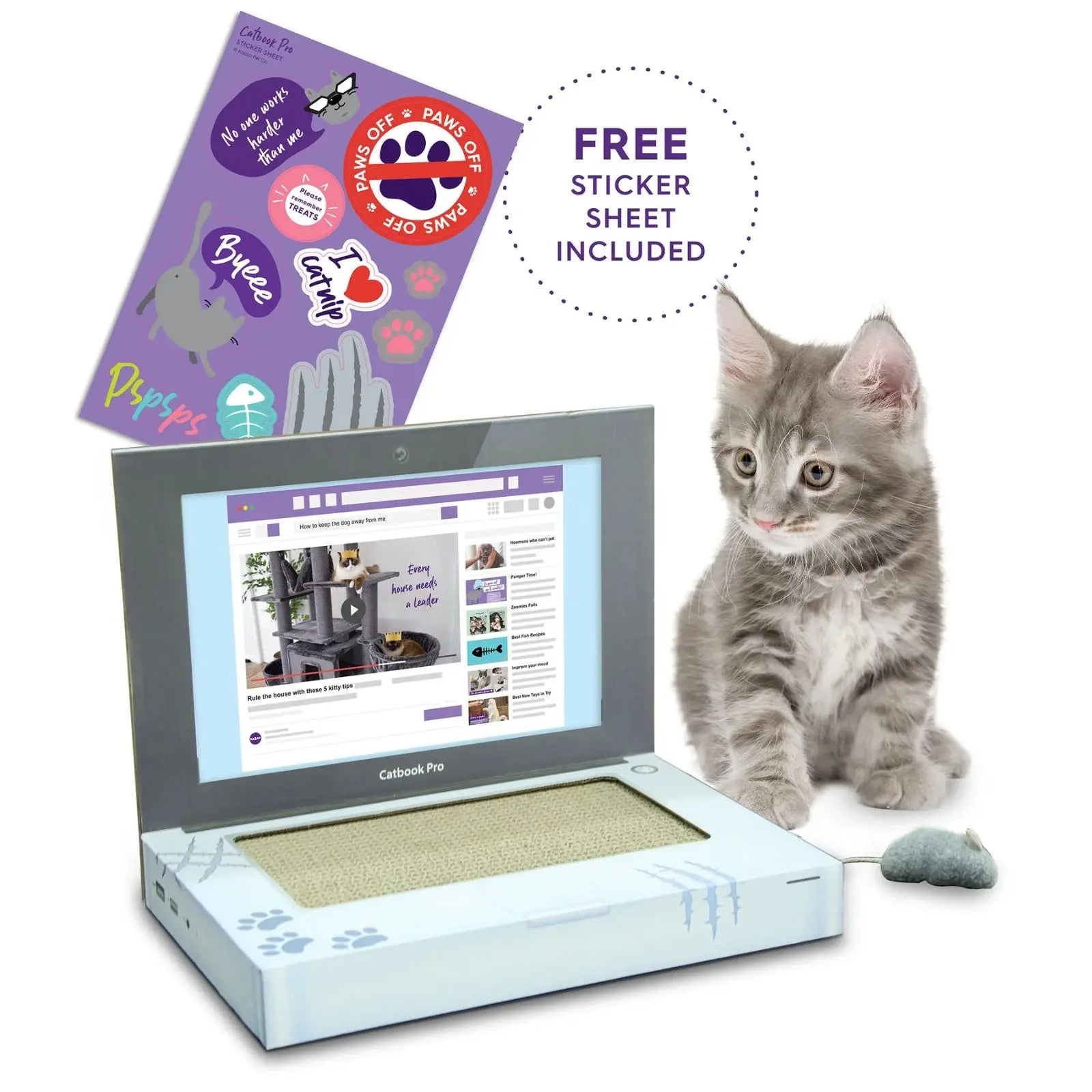 Kazoo Catbook Pro - Cardboard Cat Laptop Kazoo