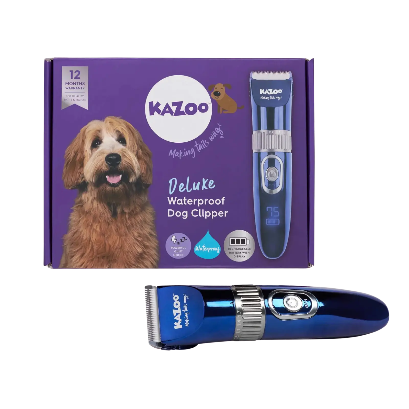 Kazoo Deluxe Waterproof Dog Clipper Kazoo