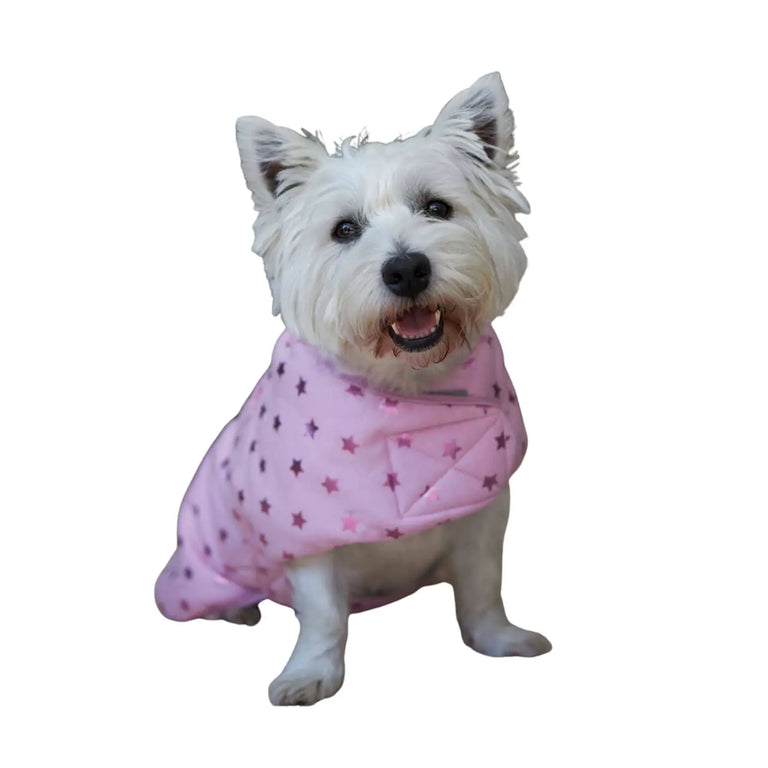 Kazoo Pink Star Snuggie Dog Coat Kazoo