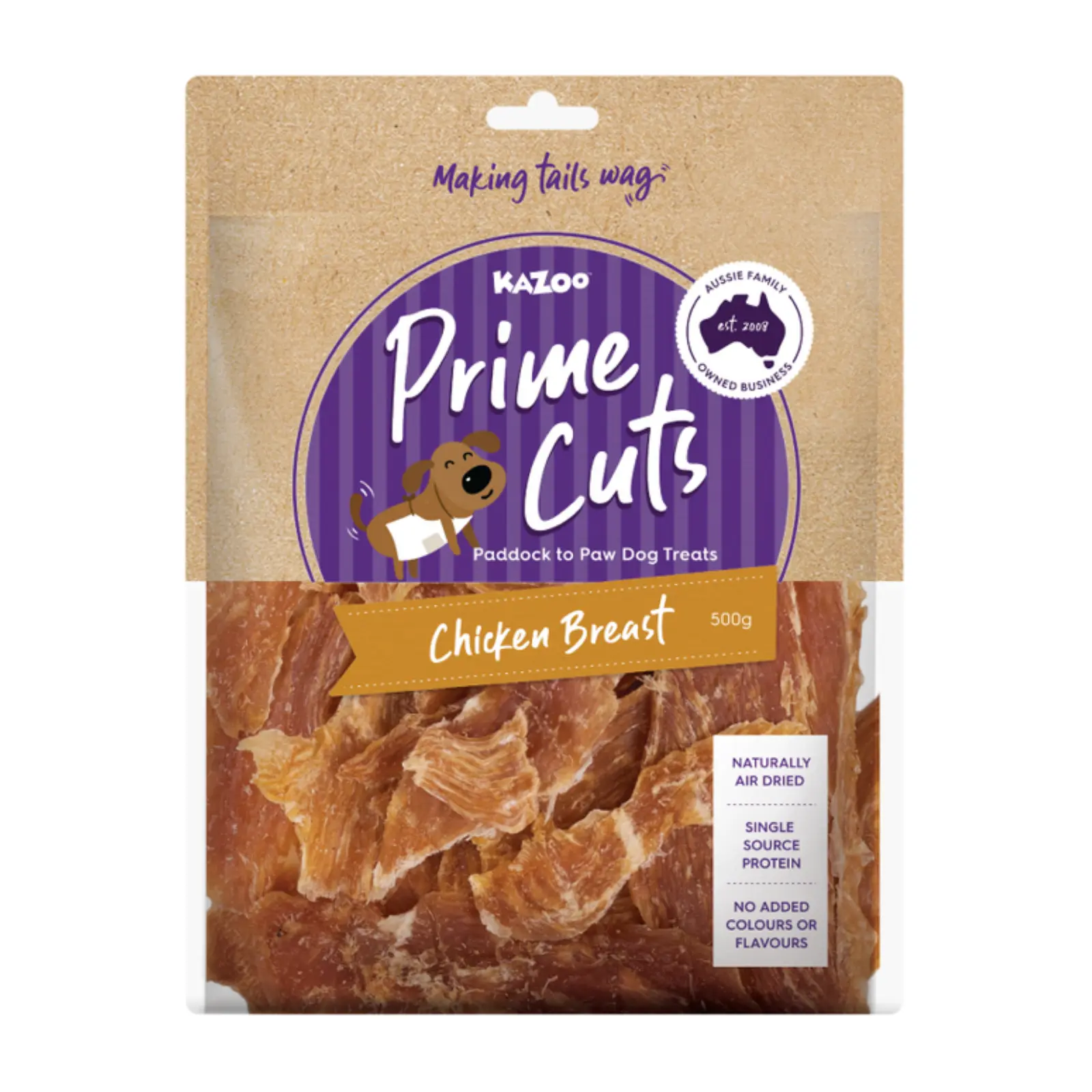 Kazoo Prime Cuts Chicken Breast Dog Treats Prime Cuts