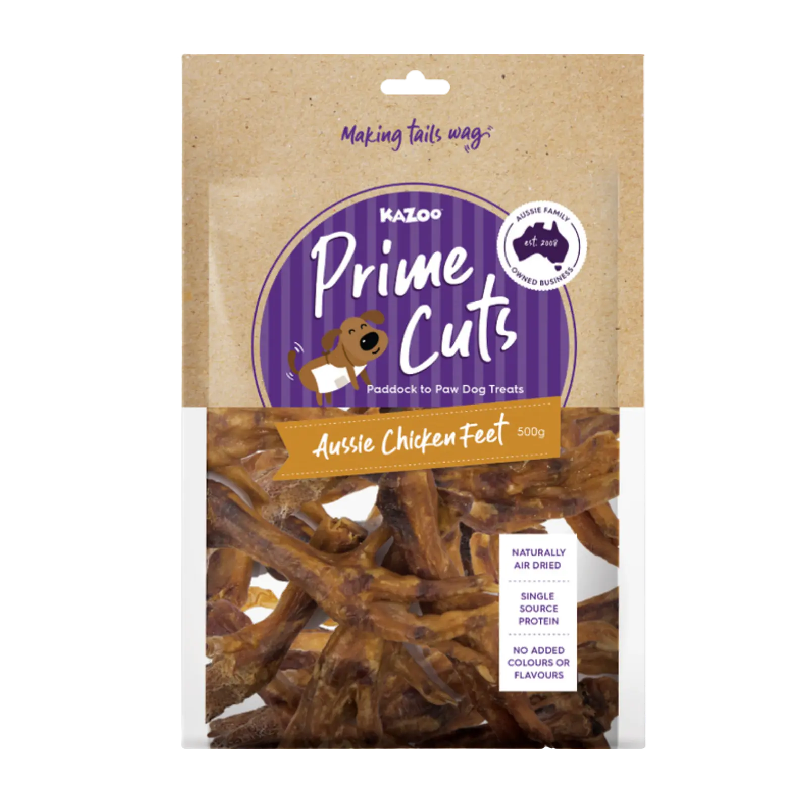 Kazoo Prime Cuts Chicken Feet - 500g Prime Cuts