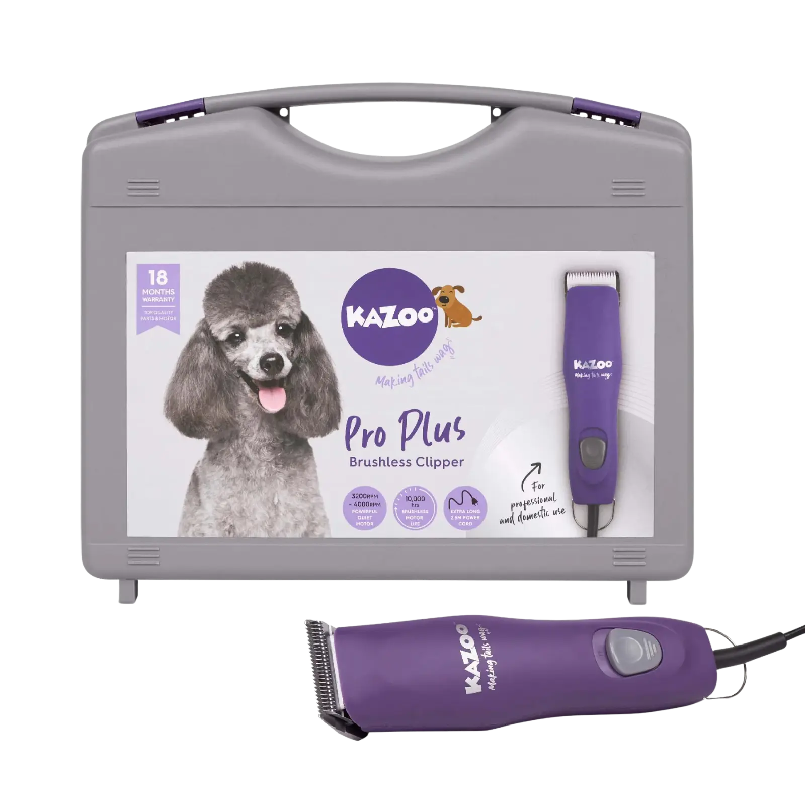 Kazoo Pro Plus Brushless Dog Clipper Kazoo