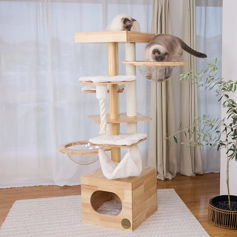 Kazoo Cat Scratcher - Scandi Cat Tree