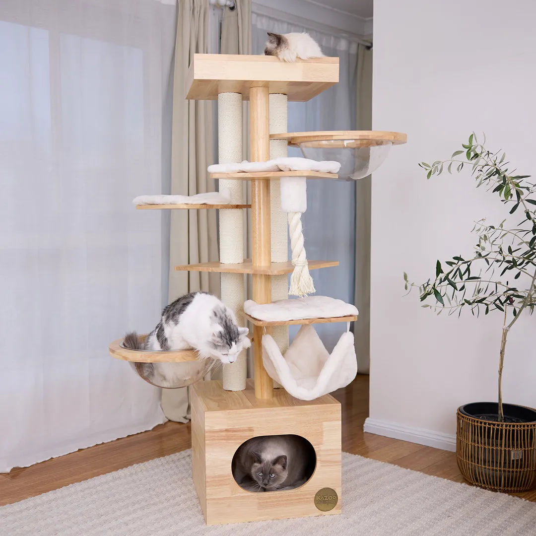 Kazoo Cat Scratcher - Scandi Cat Tree