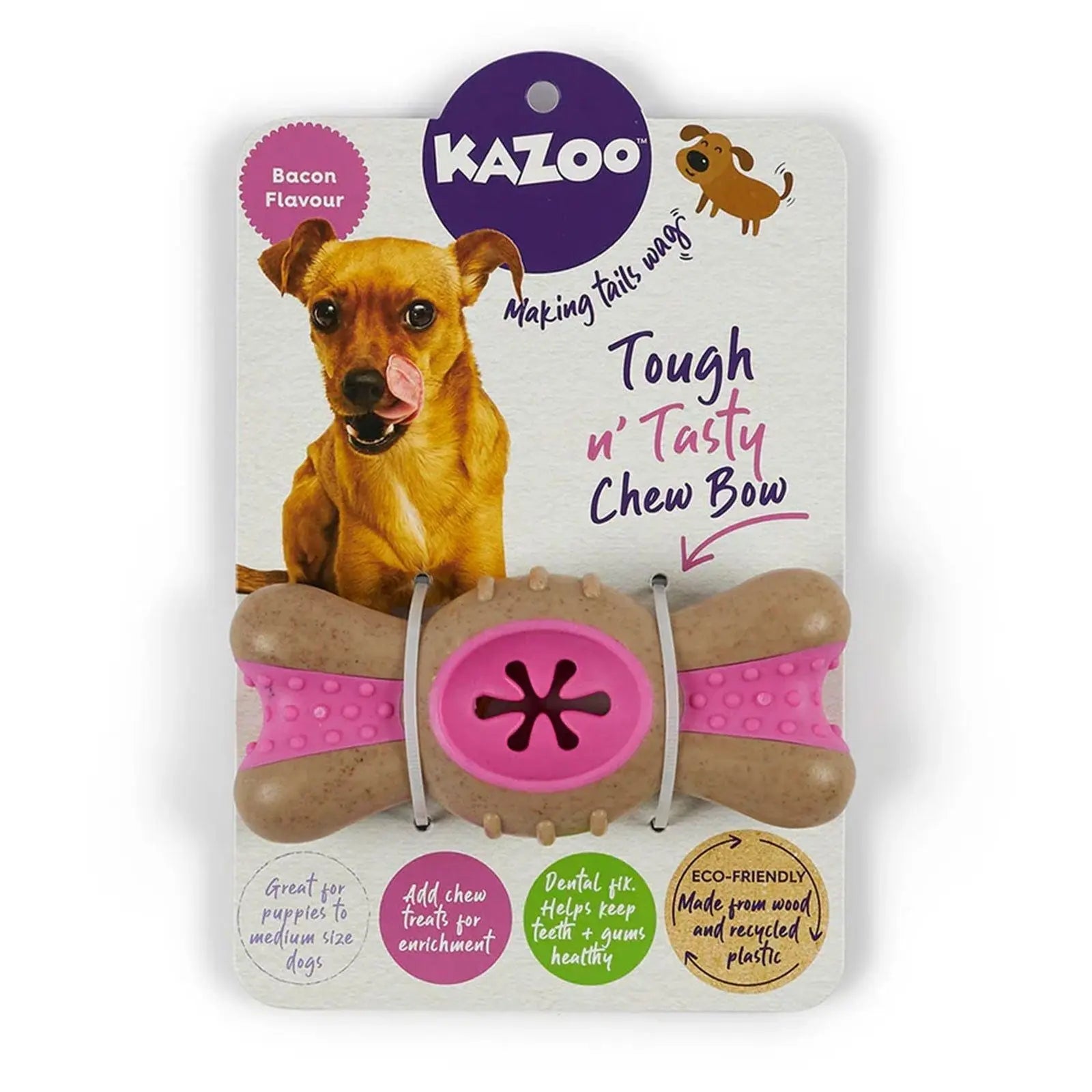 Kazoo Tough & Tasty Chew Bow - Kellyville Pets