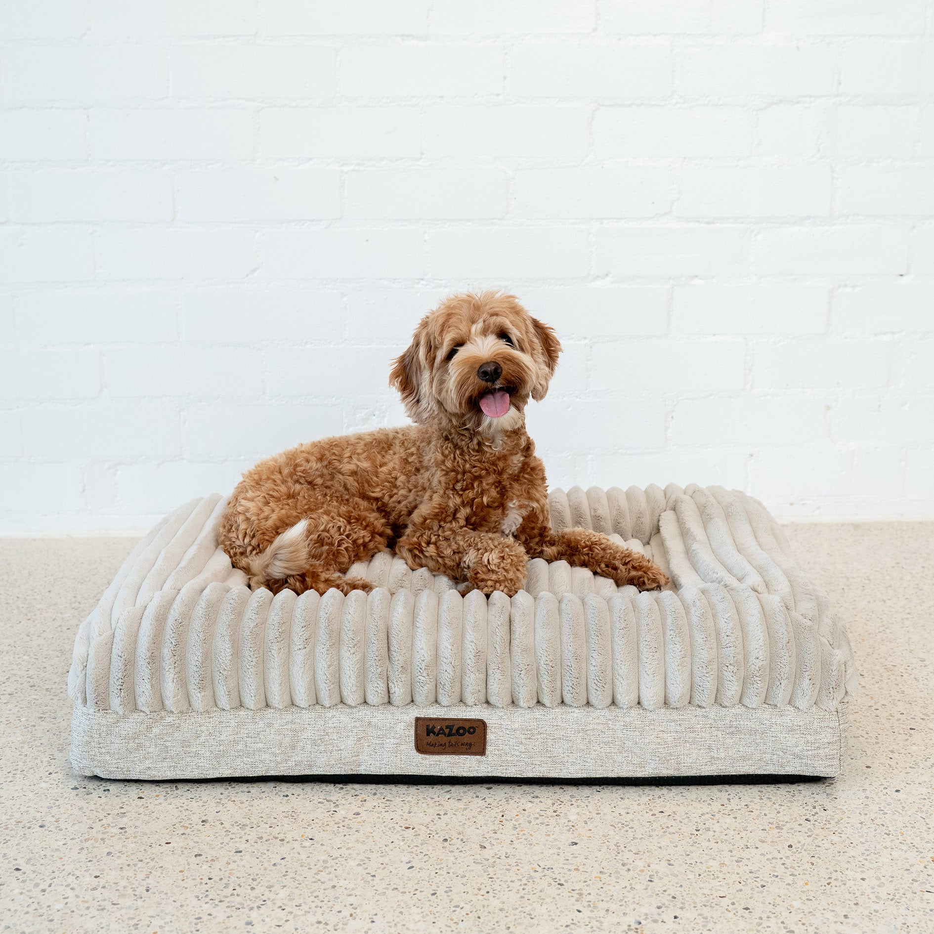 Kazoo Cloud Comfort Pet Bed - Beige